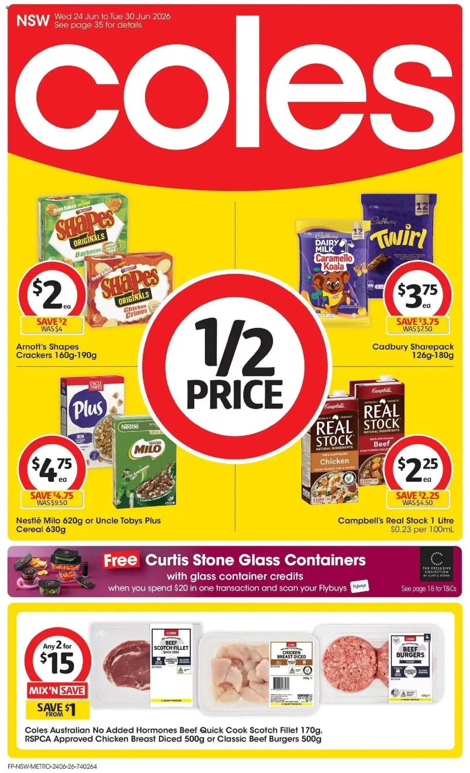 Preview of catalogue Coles Catalogue - 24th June NSW from shop Coles valid 24/06/2026