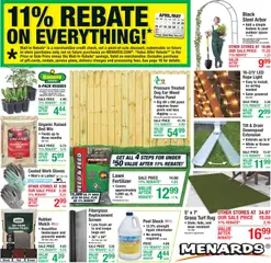 Ad Preview of Menards Menards Weekly Ad from 04/22/2026