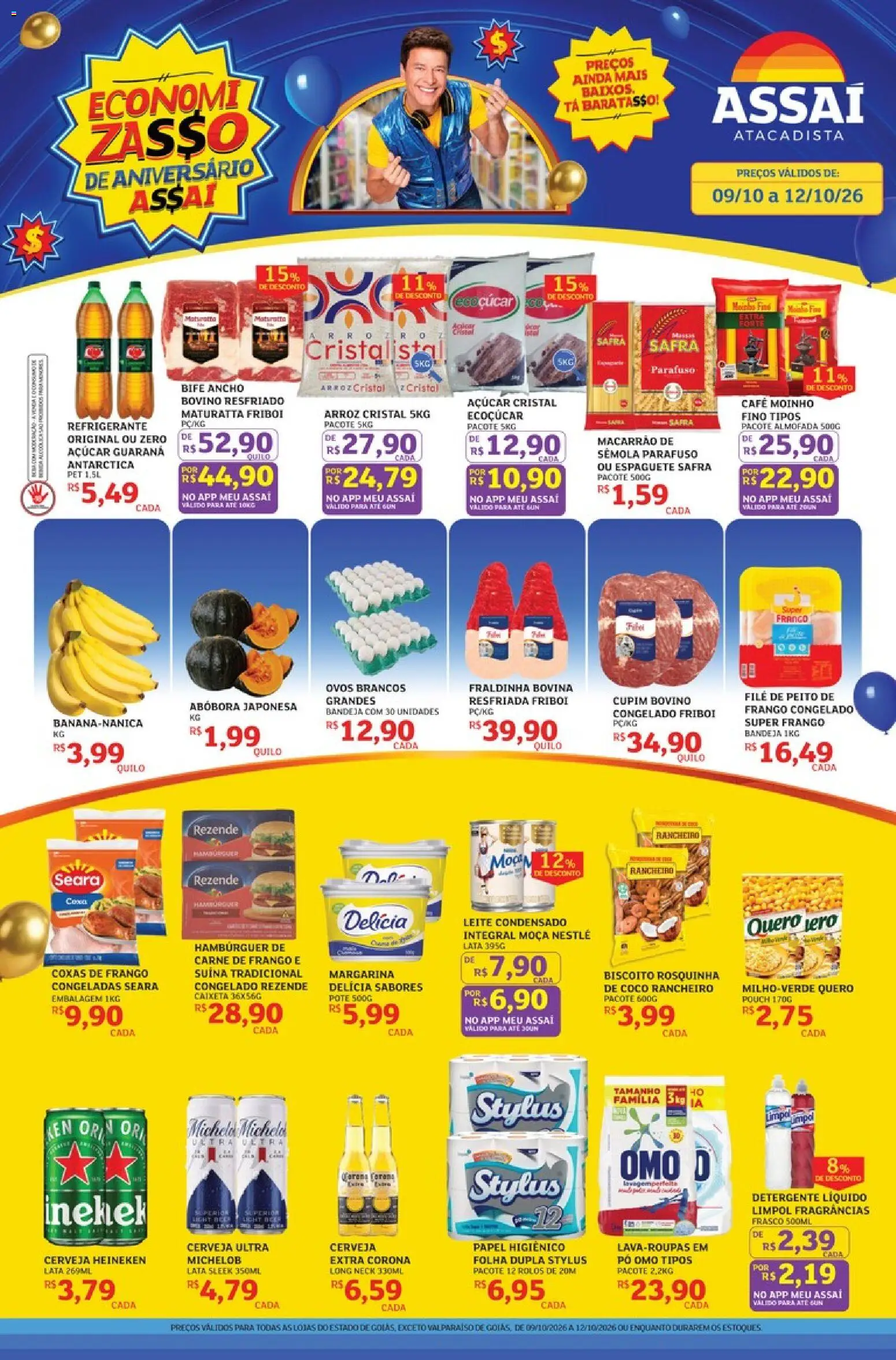 Pré-Visualização do folheto "Assaí Atacadista ofertas - GO" da loja Assaí Atacadista válido a partir de 09/10/2026
