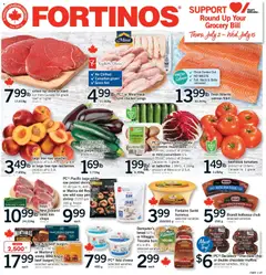 Preview of leaflet Fortinos weekly flyer / circulaire from shop Fortinos is valid from Jul 02, 2026