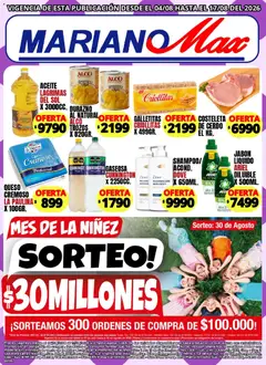 Vista previa del folleto de la tienda Mariano Max válido desde el 04/08/2026 