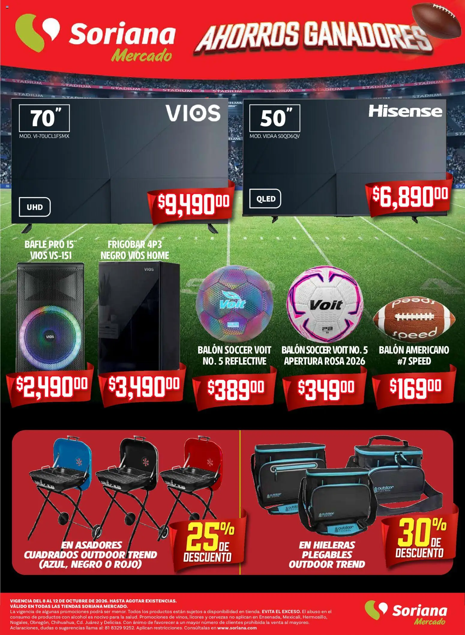 Vista previa las ofertas de la tienda Soriana - Soriana folleto Ahorros Ganadores desde el 08/10/2026 