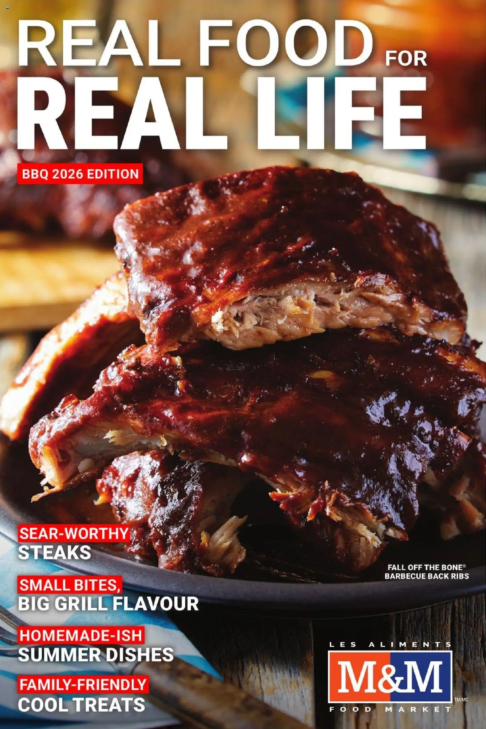 Preview of leaflet M&M Food Market - Meal Guide from shop M&M Food Market is valid from Jun 05, 2026 - Food, Grill, Dishes