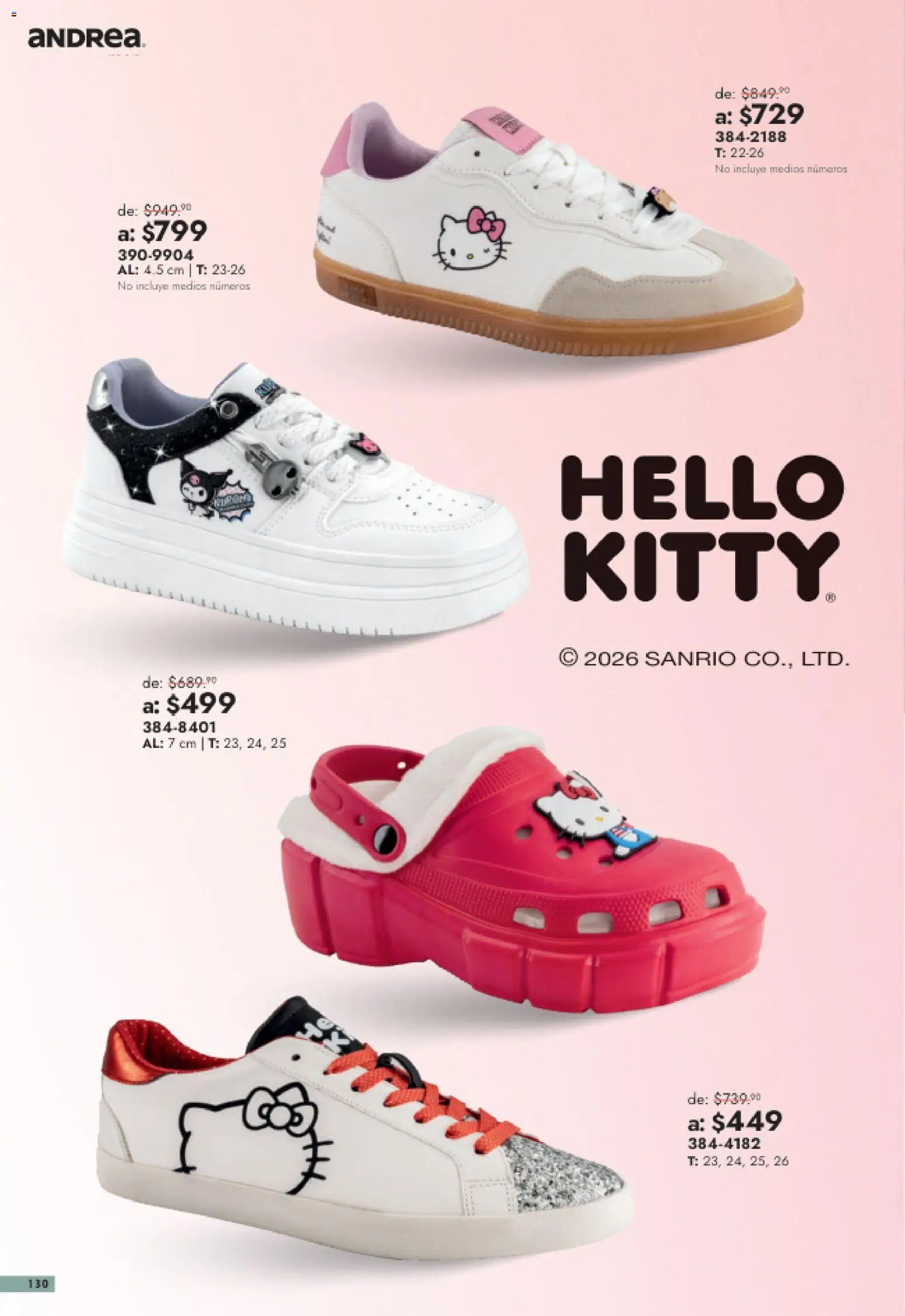 Vista previa las ofertas de la tienda Andrea - Andrea catálogo Outlet desde el 26/07/2026 