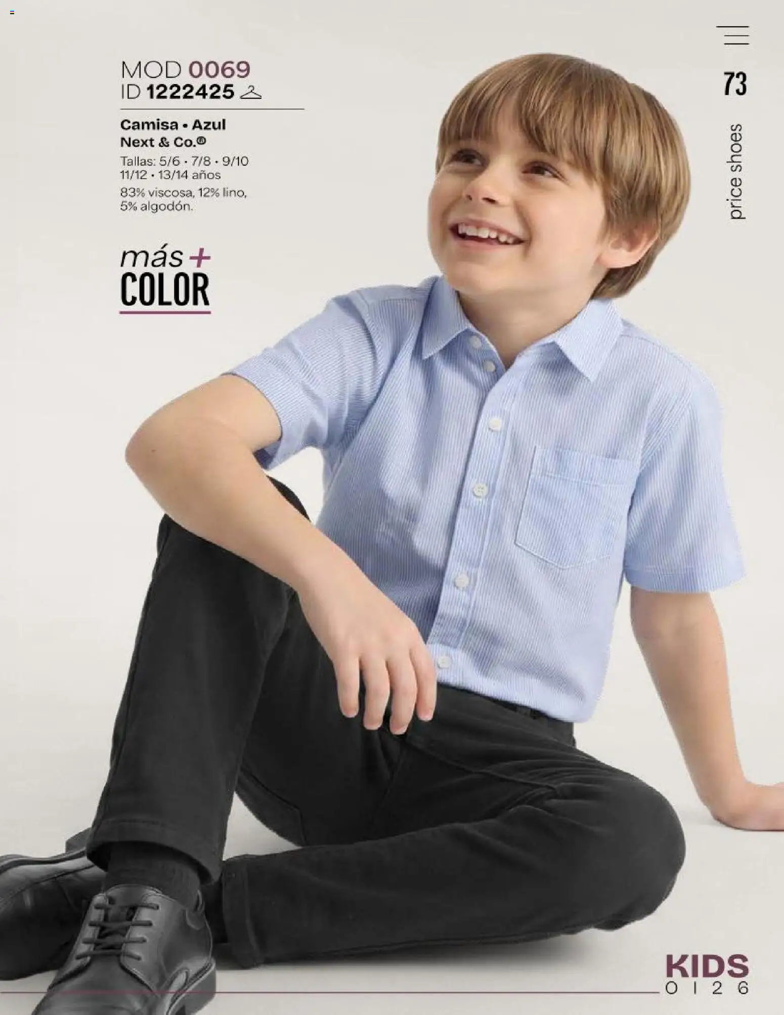 Vista previa las ofertas de la tienda Price Shoes - Price Shoes catálogo Kids desde el 01/10/2026 - Camisa