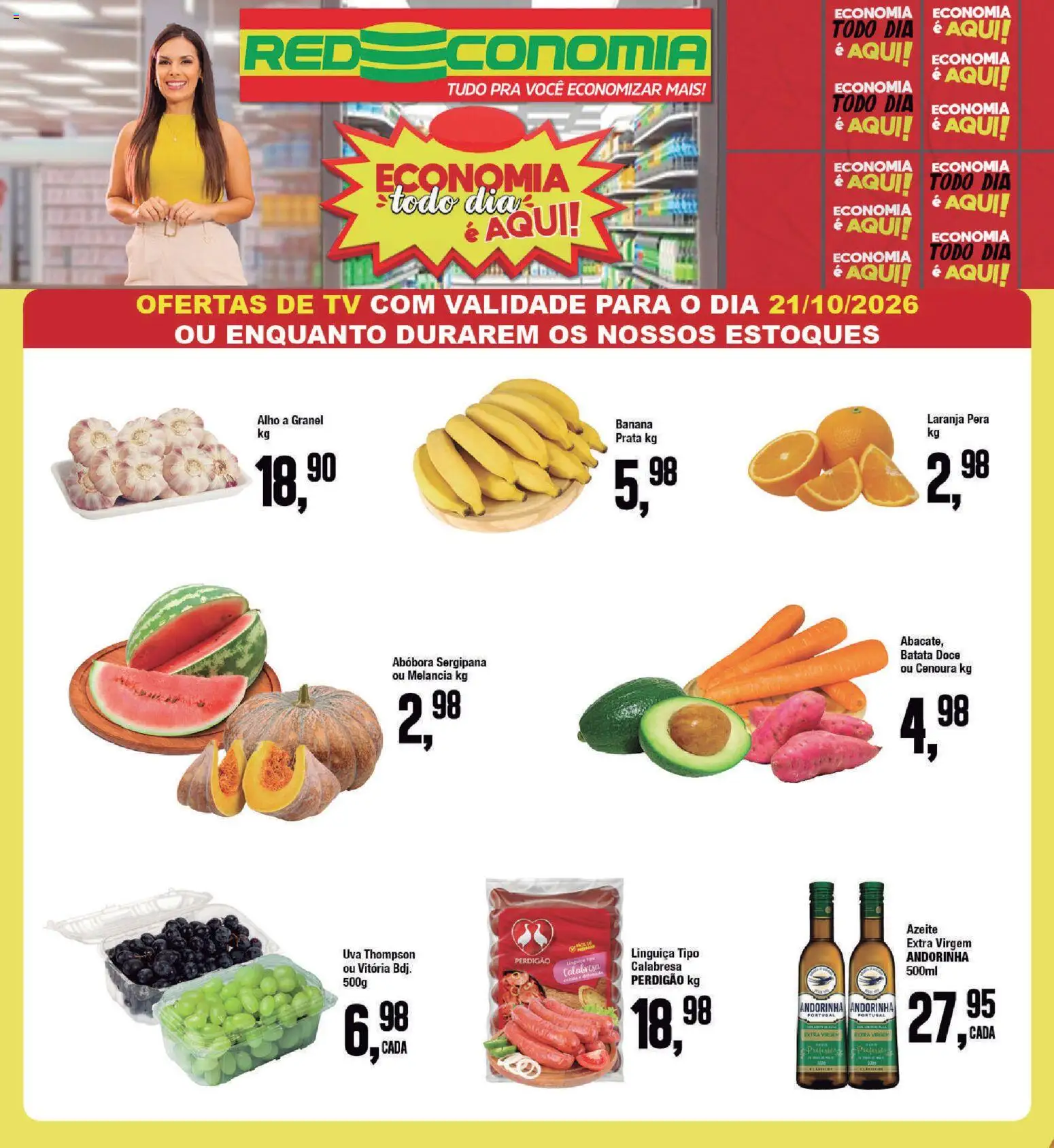 Pré-Visualização do folheto "RedEconomia ofertas" da loja RedEconomia válido a partir de 21/10/2026
