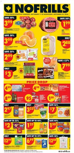Un aperçu du dépliant No Frills weekly flyer - NS du magasin No Frills est valide à partir 17 sept. 2026