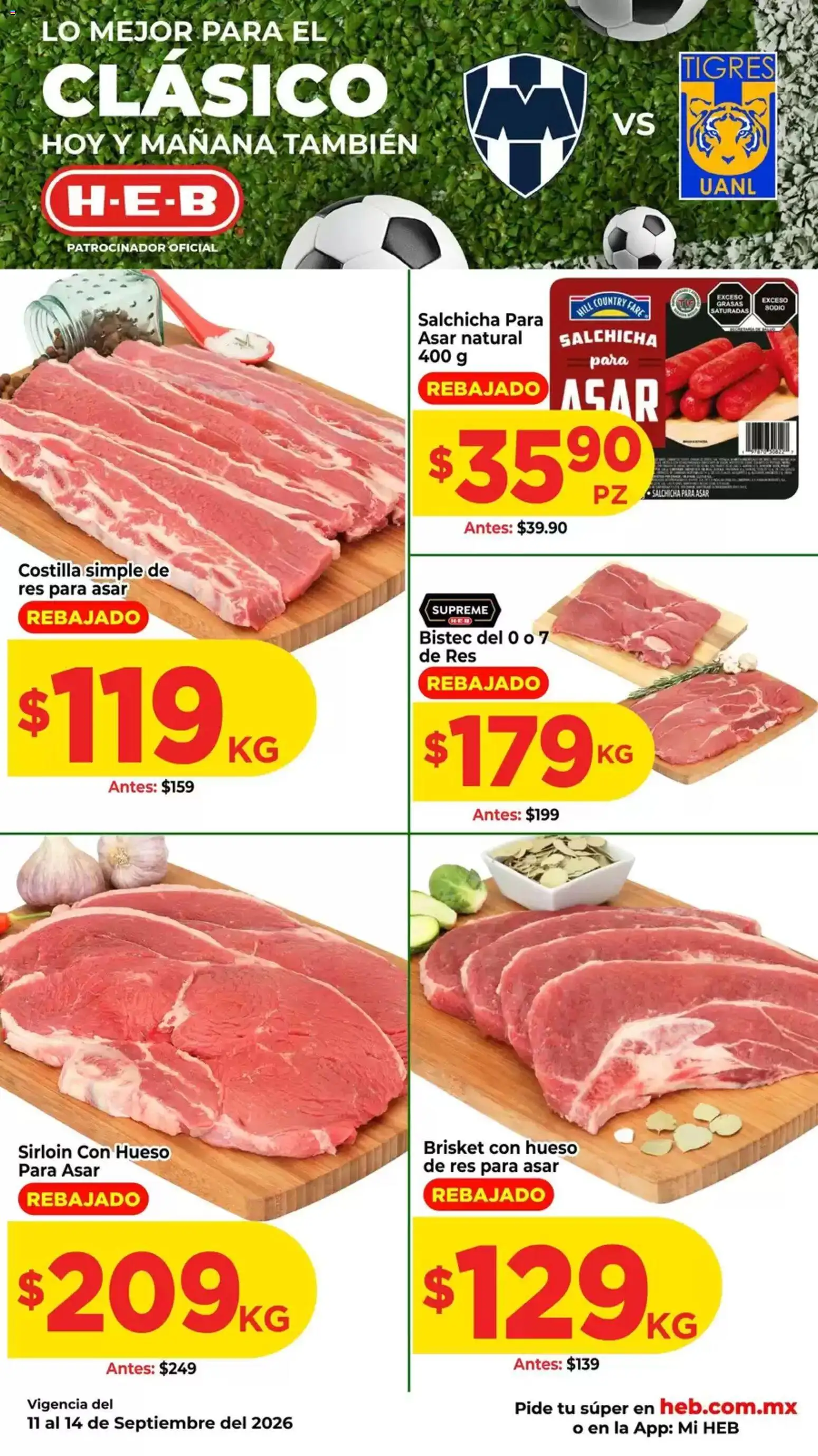Vista previa las ofertas de la tienda H-E-B - H-E-B folleto desde el 11/09/2026 