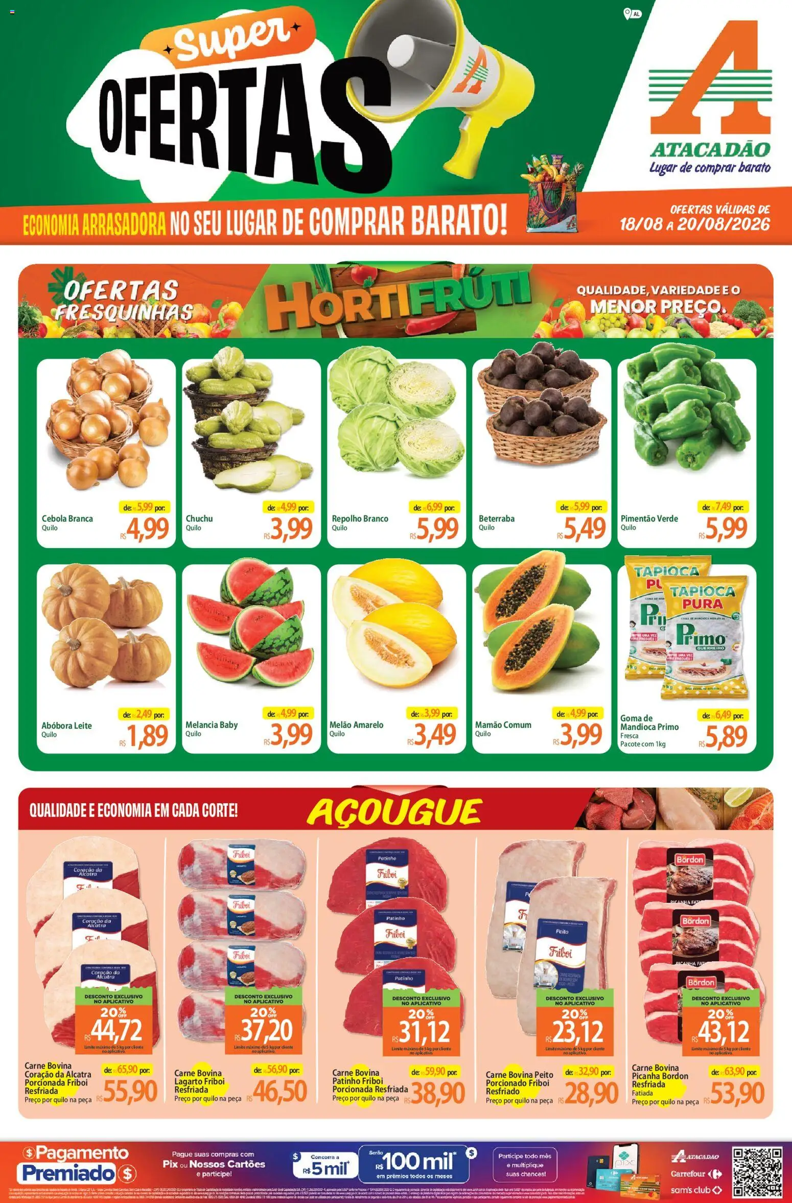 Pré-Visualização do folheto "Atacadão ofertas - AL" da loja Atacadão válido a partir de 18/08/2026