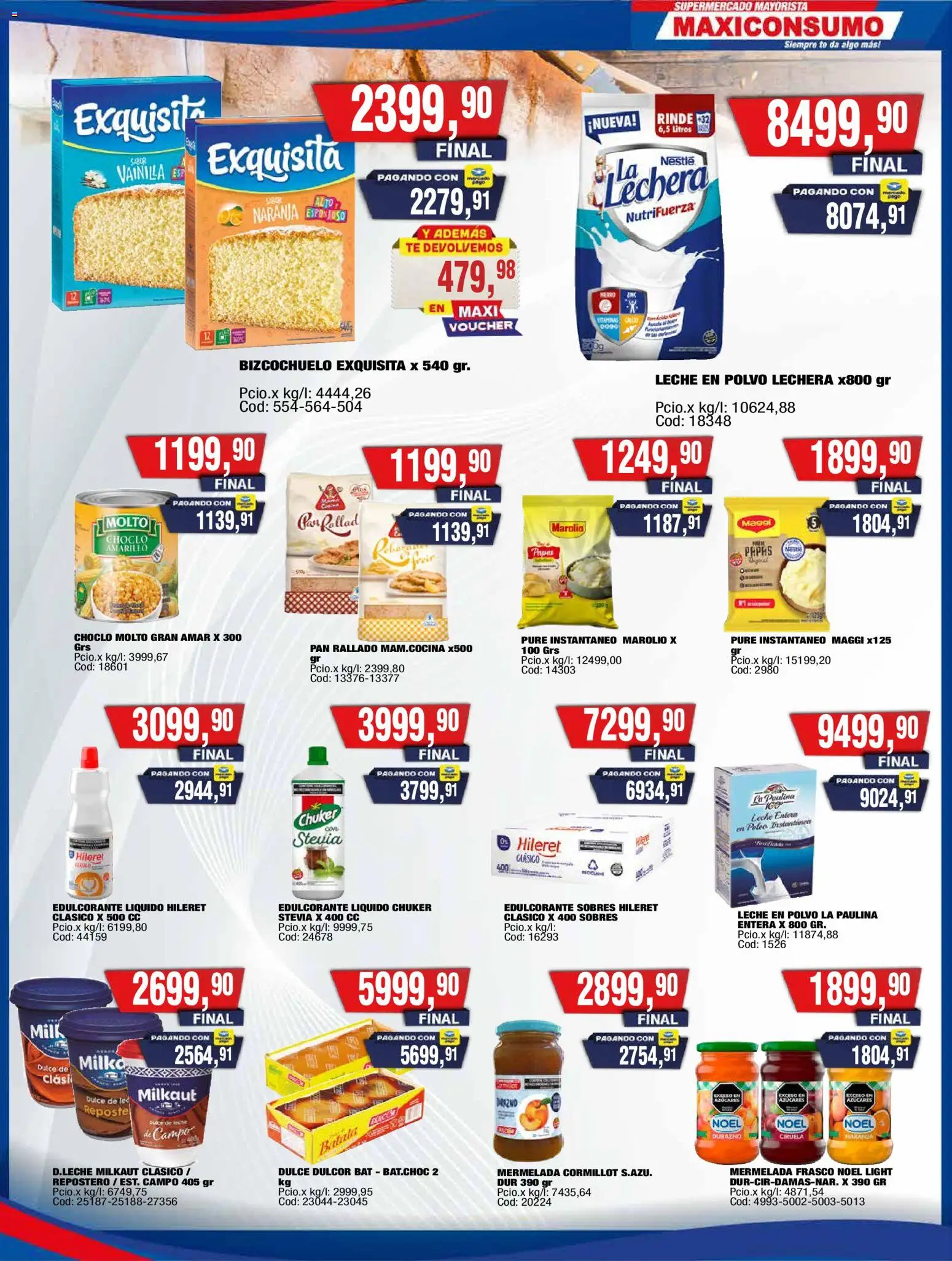 Vista previa del folleto de la tienda Maxiconsumo válido desde el 12/10/2026 