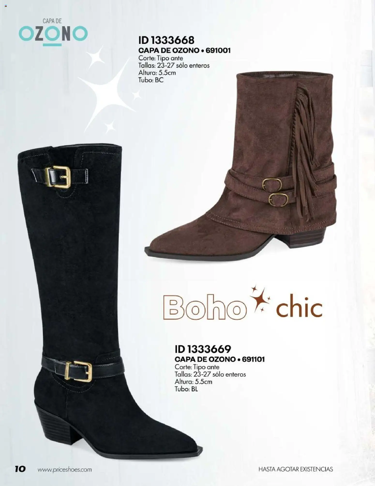 Vista previa las ofertas de la tienda Price Shoes - Price Shoes catálogo Botas desde el 18/07/2026 