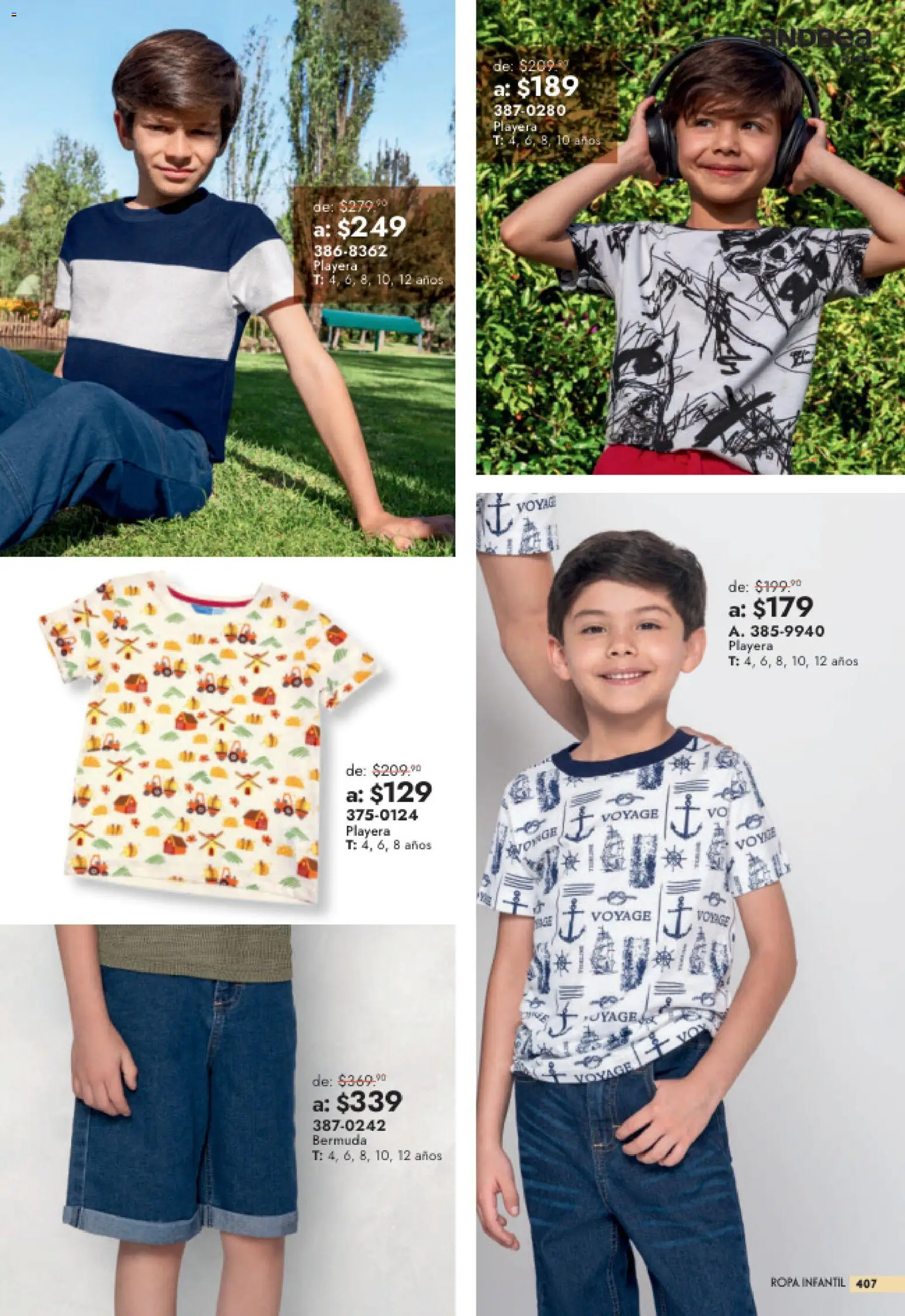 Vista previa las ofertas de la tienda Andrea - Andrea catálogo Outlet desde el 26/07/2026 