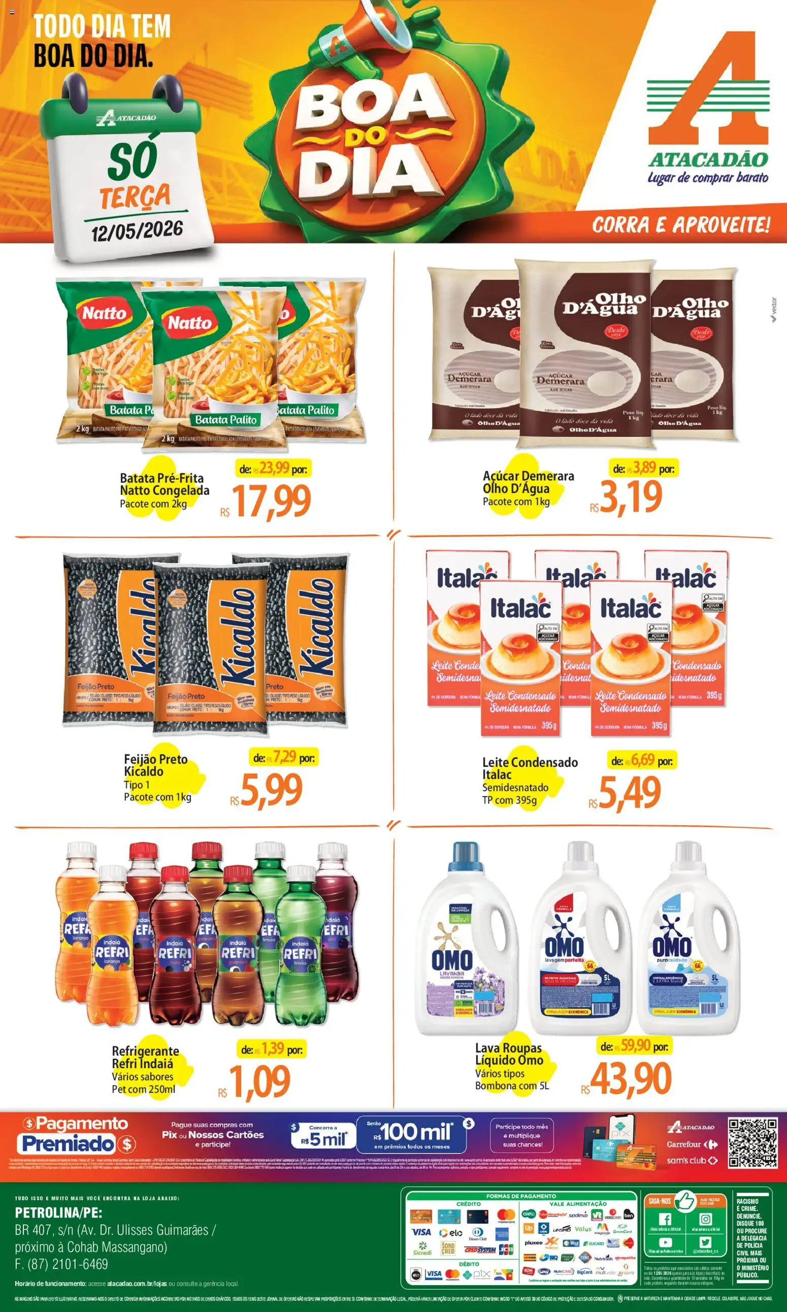Pré-Visualização do folheto "Atacadão ofertas - PE" da loja Atacadão válido a partir de 12/05/2026