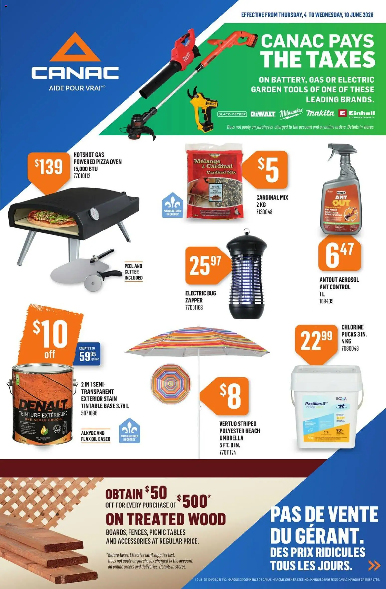 Preview of leaflet Canac weekly flyer from shop Canac is valid from Jun 04, 2026
