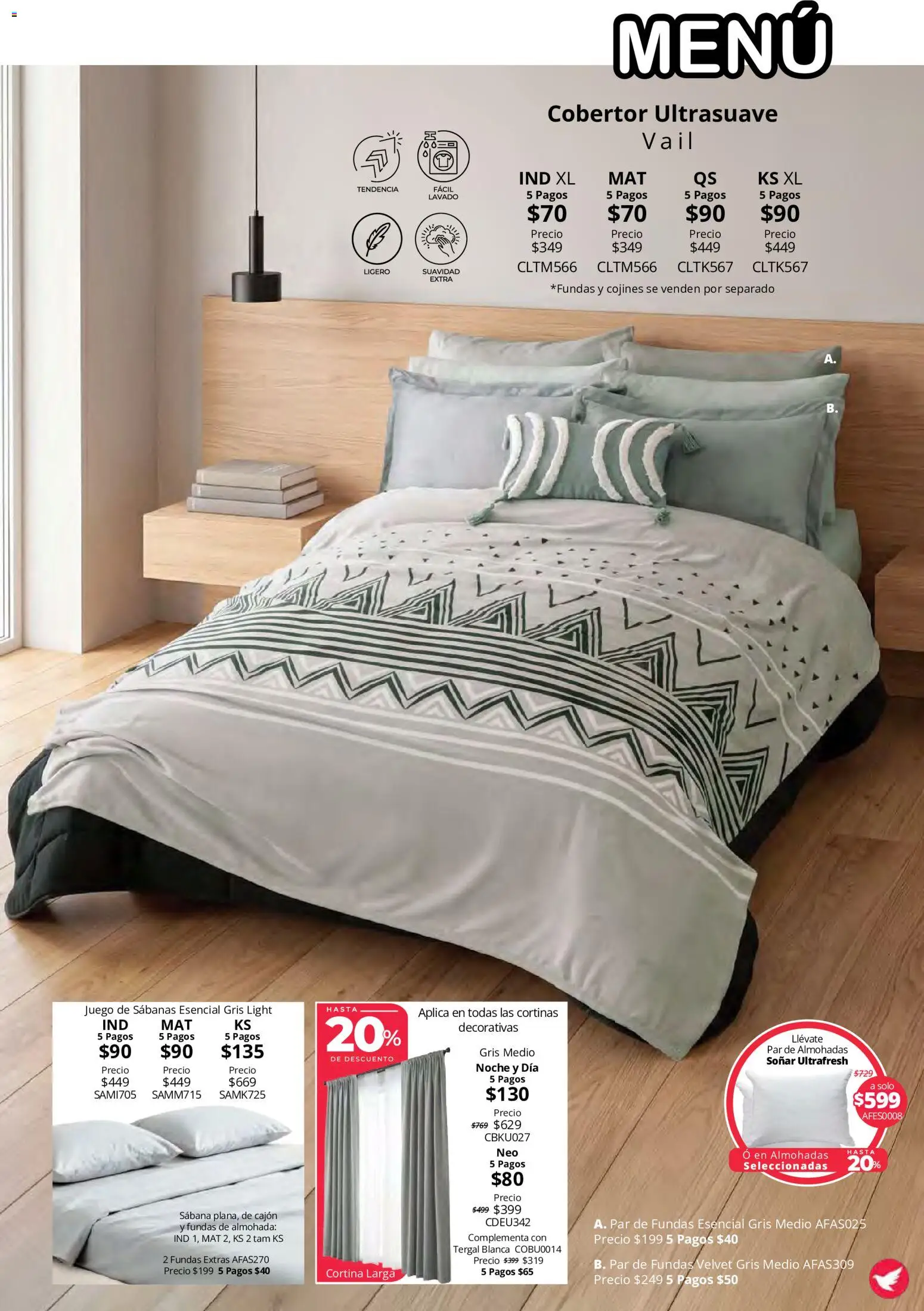 Vista previa las ofertas de la tienda Colchas Concord - Colchas Concord catálogo Colección Cobertor Calor de Hogar desde el 15/10/2026 