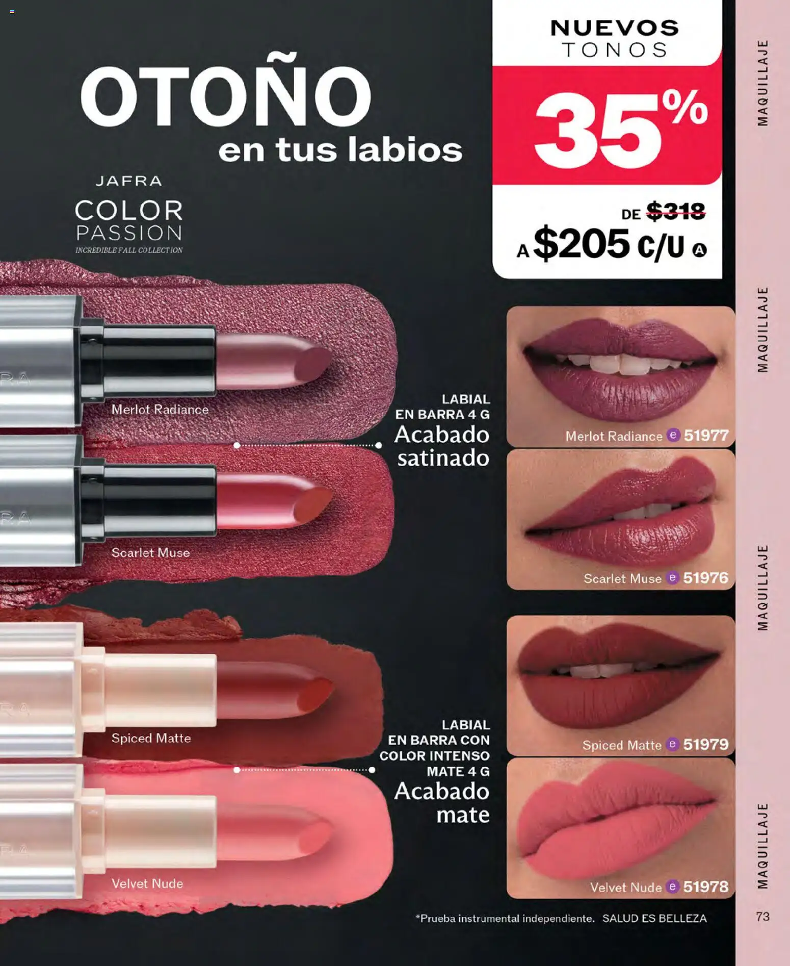 Vista previa las ofertas de la tienda JAFRA - JAFRA catálogo desde el 01/10/2026 - Maquillaje, Mate, Barra