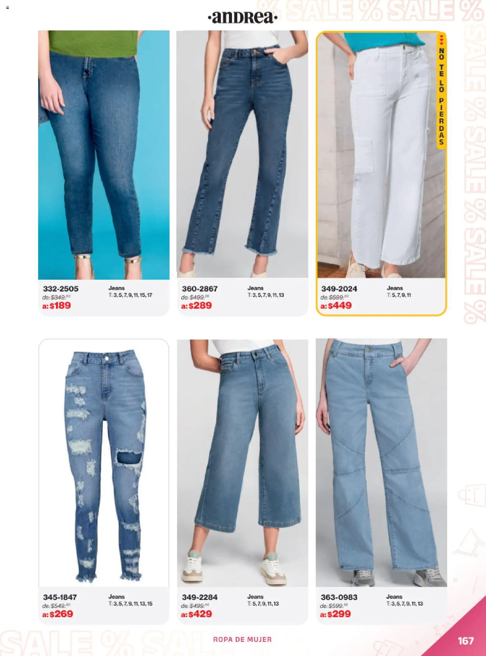 Vista previa las ofertas de la tienda Andrea - Catálogo Outlet desde el 21/12/2025 - Ropa