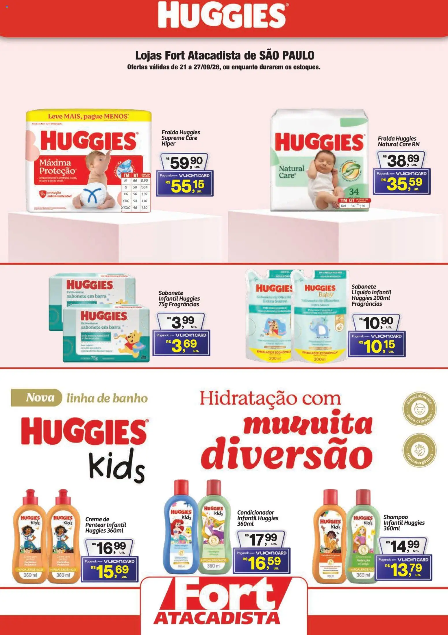 Pré-Visualização do folheto "Fort Atacadista ofertas Kimberly" da loja Fort Atacadista válido a partir de 21/09/2026