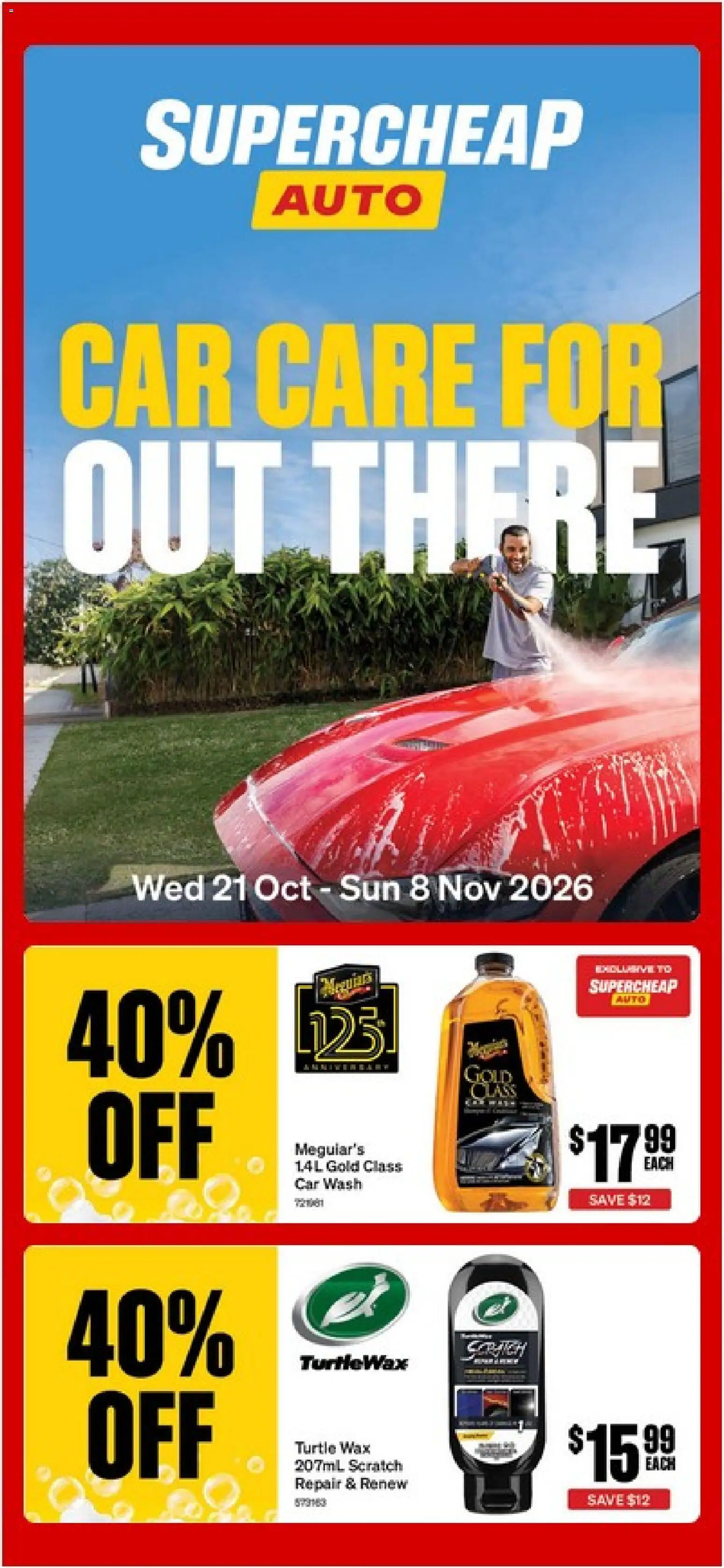 Preview of catalogue Supercheap Auto catalogue from shop Supercheap Auto valid 21/10/2026
