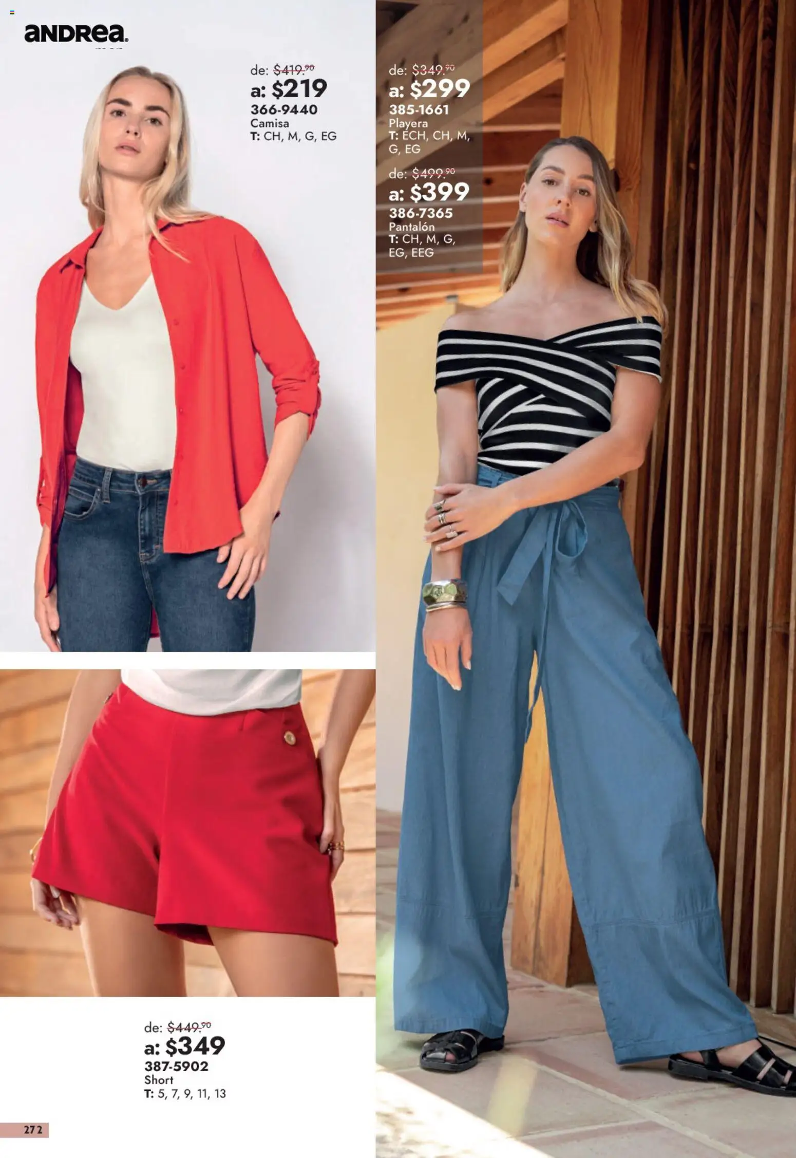 Vista previa las ofertas de la tienda Andrea - Andrea catálogo Outlet desde el 13/09/2026 