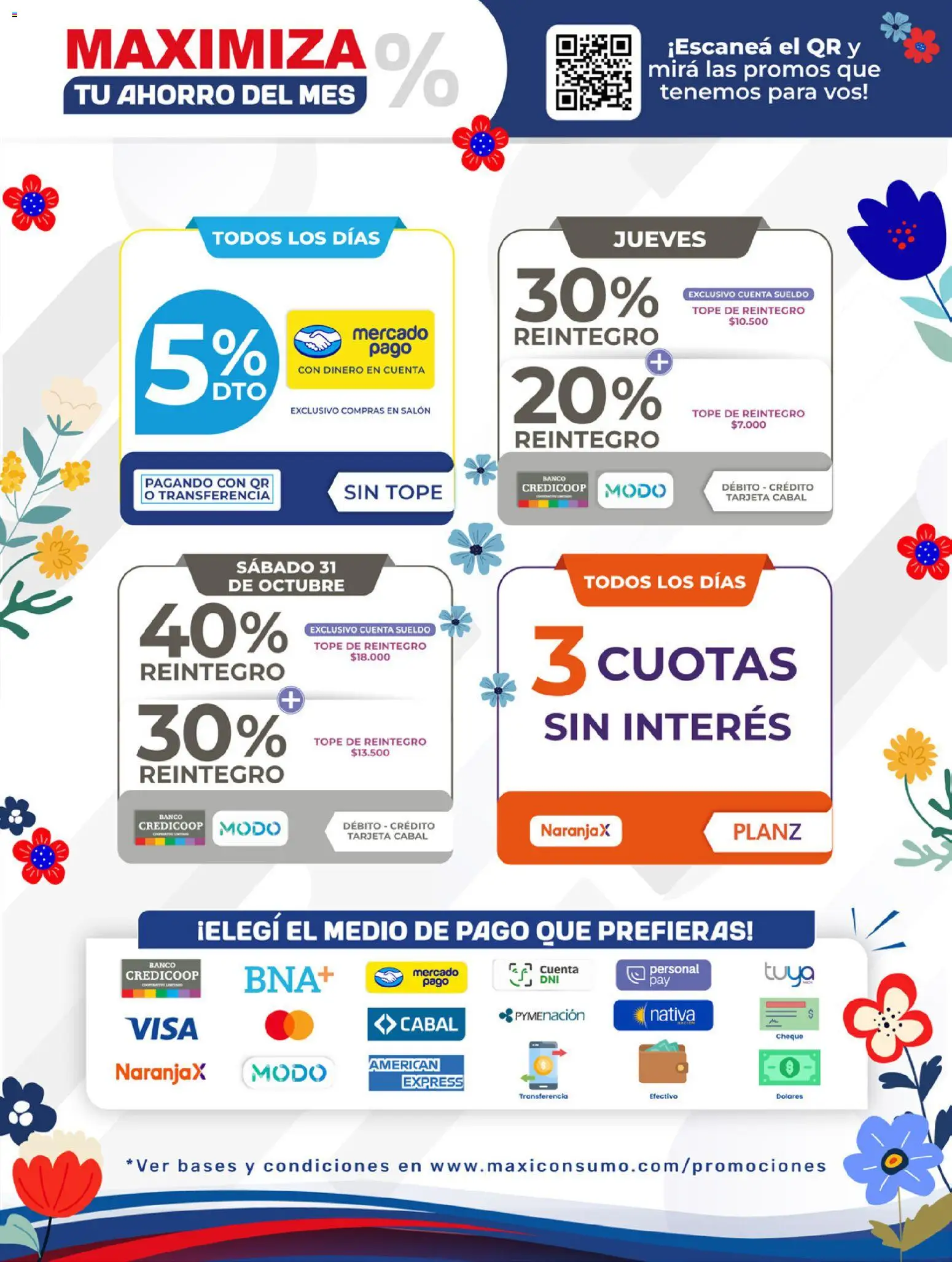 Vista previa del folleto de la tienda Maxiconsumo válido desde el 26/10/2026 