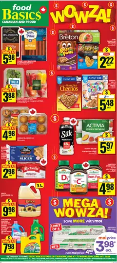Un aperçu du dépliant Food Basics weekly flyer - Ancaster du magasin Food Basics est valide à partir 4 juin 2026