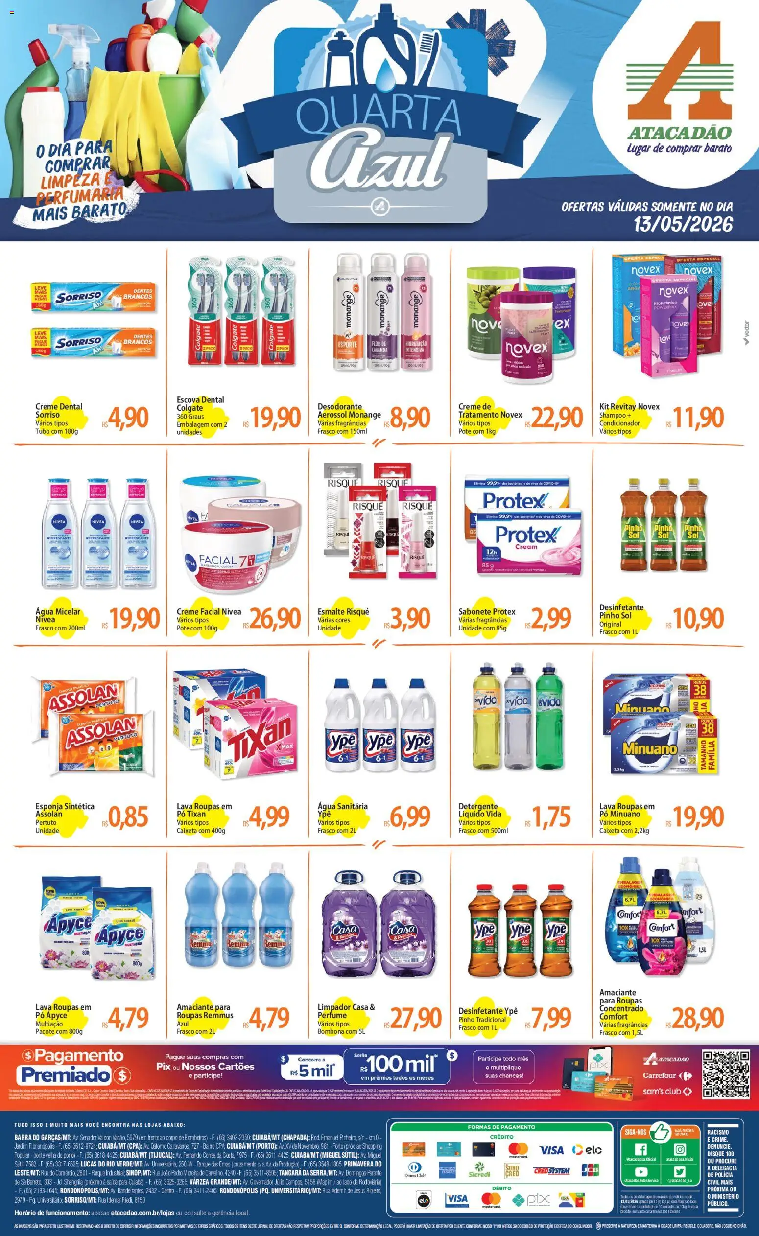 Pré-Visualização do folheto "Atacadão ofertas - MT" da loja Atacadão válido a partir de 13/05/2026