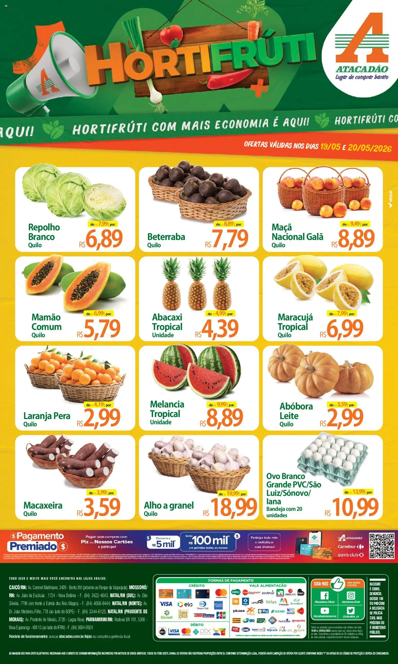 Pré-Visualização do folheto "Atacadão ofertas - RN" da loja Atacadão válido a partir de 19/05/2026