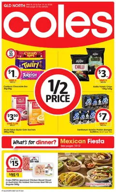 Preview of catalogue Coles catalogue QLD North from shop Coles valid 08/07/2026