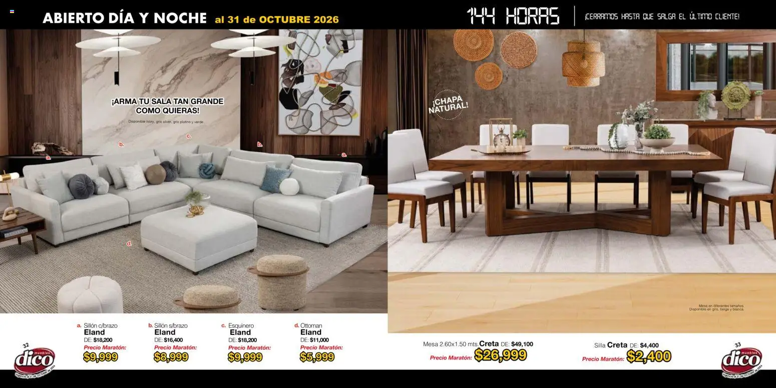 Vista previa las ofertas de la tienda Muebles Dico - Muebles Dico catálogo desde el 22/01/2026 