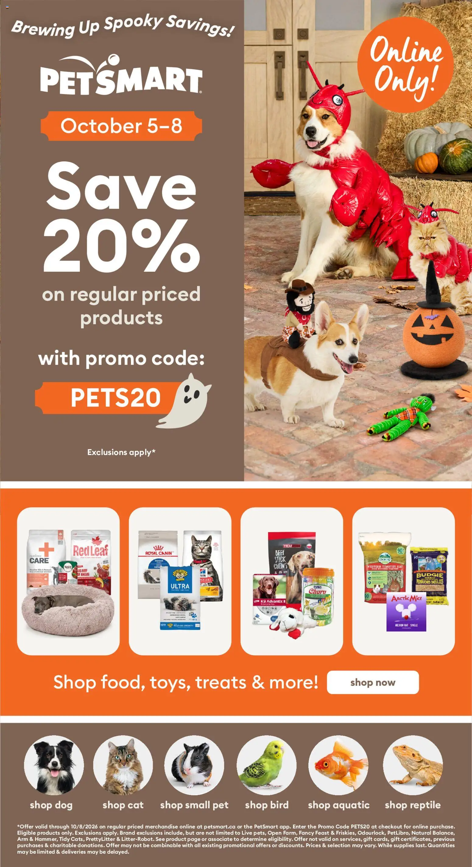 Preview of leaflet Petsmart - Weekend Flyer from shop Petsmart is valid from Oct 05, 2026