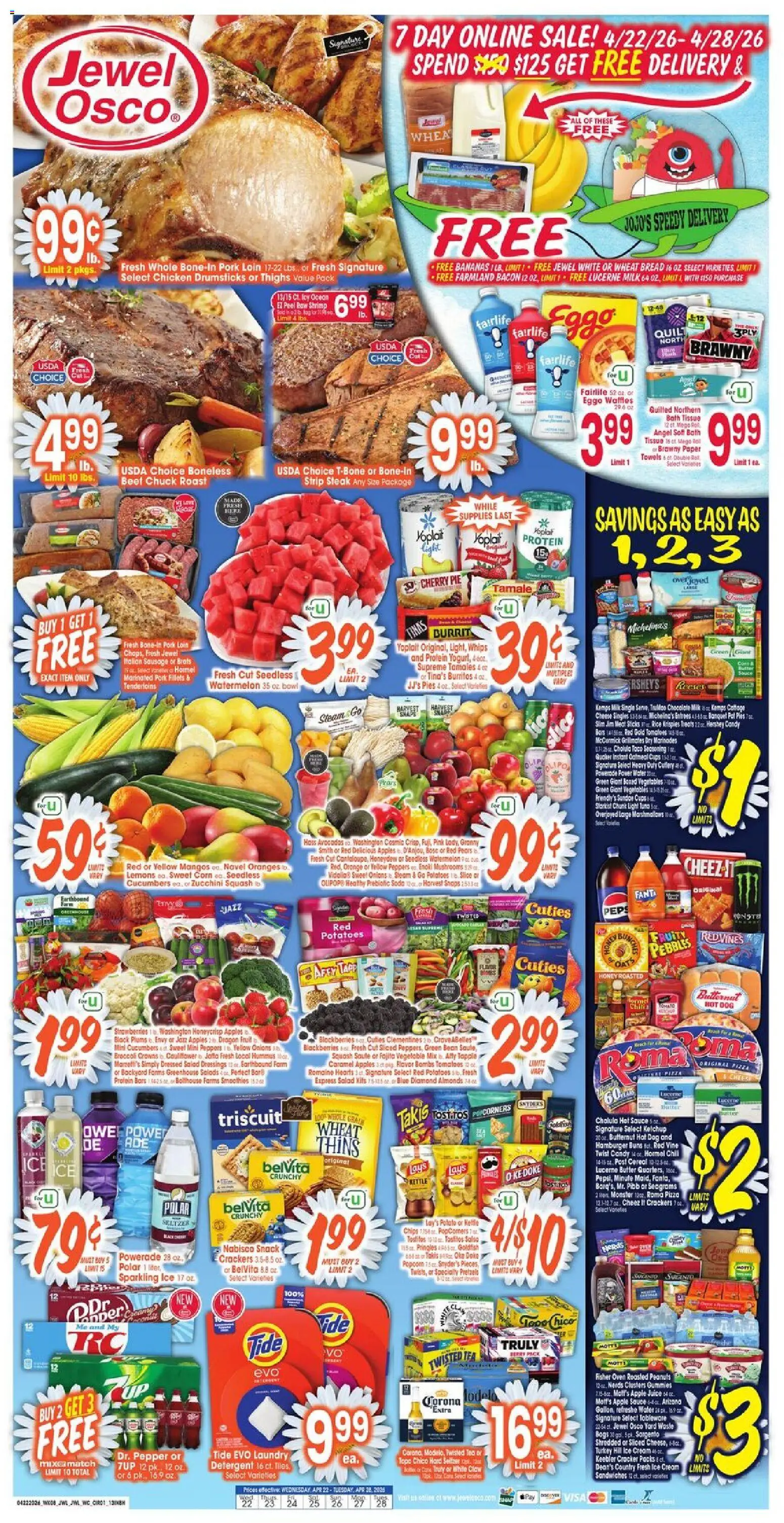 Ad Preview of Jewel Osco Jewel Osco Weekly Ad - IN from 04/22/2026