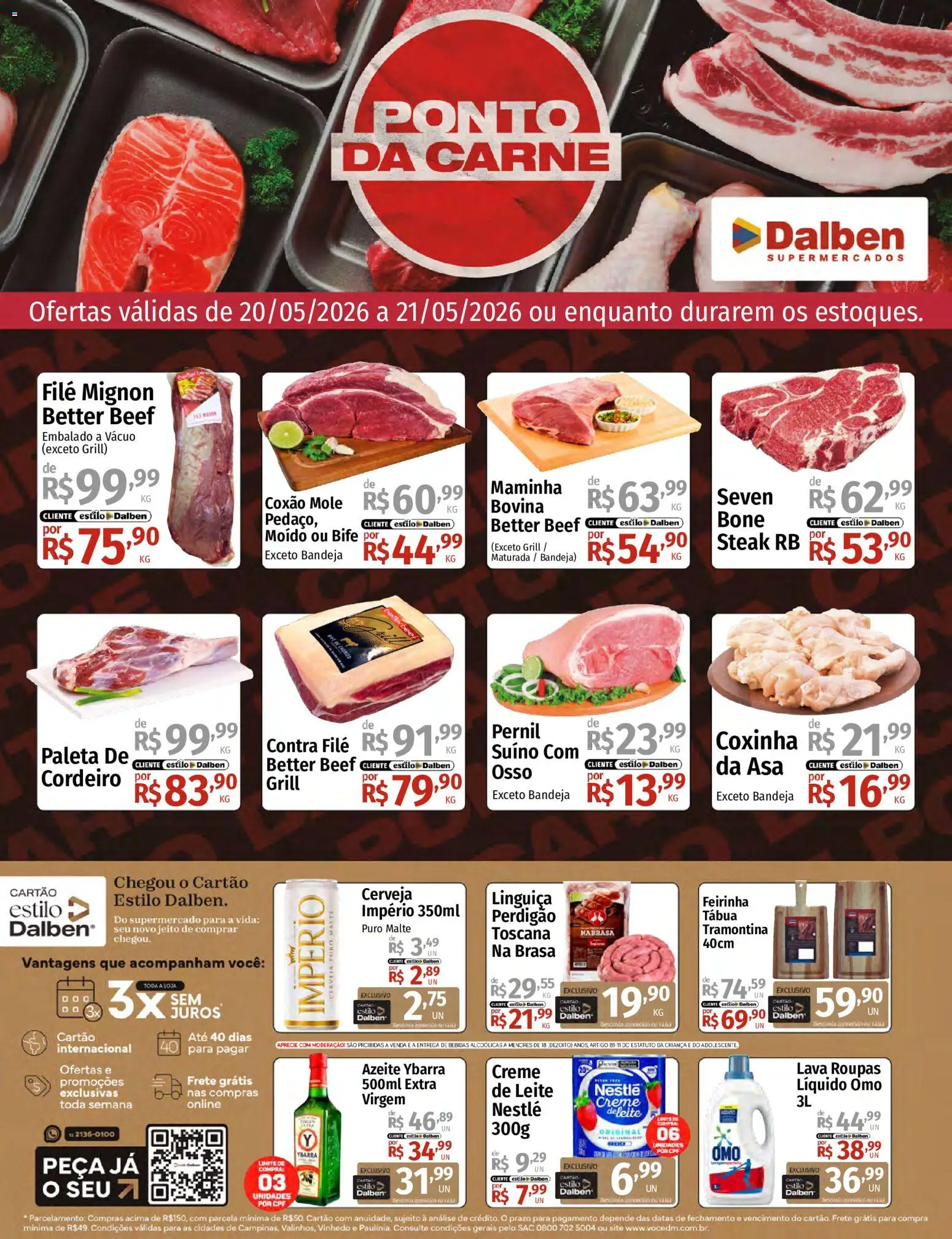 Pré-Visualização do folheto "Supermercado Dalben - Ofertas da semana" da loja Supermercado Dalben válido a partir de 20/05/2026