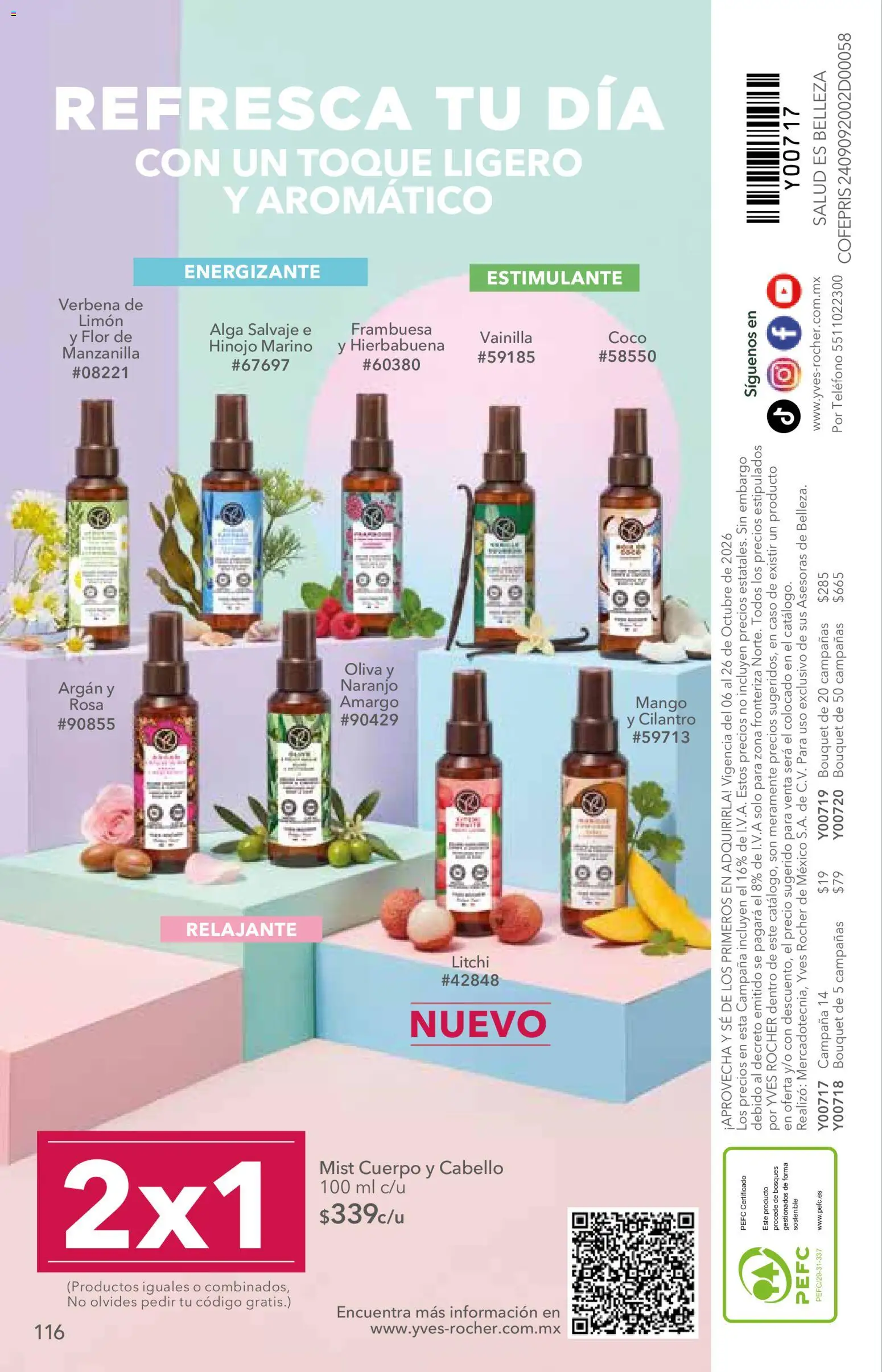 Vista previa las ofertas de la tienda Yves Rocher - Yves Rocher campaña 14 2026 desde el 06/10/2026 