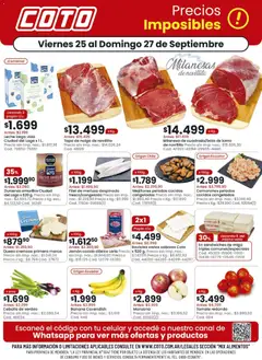 Vista previa del folleto de la tienda Coto válido desde el 25/09/2026 