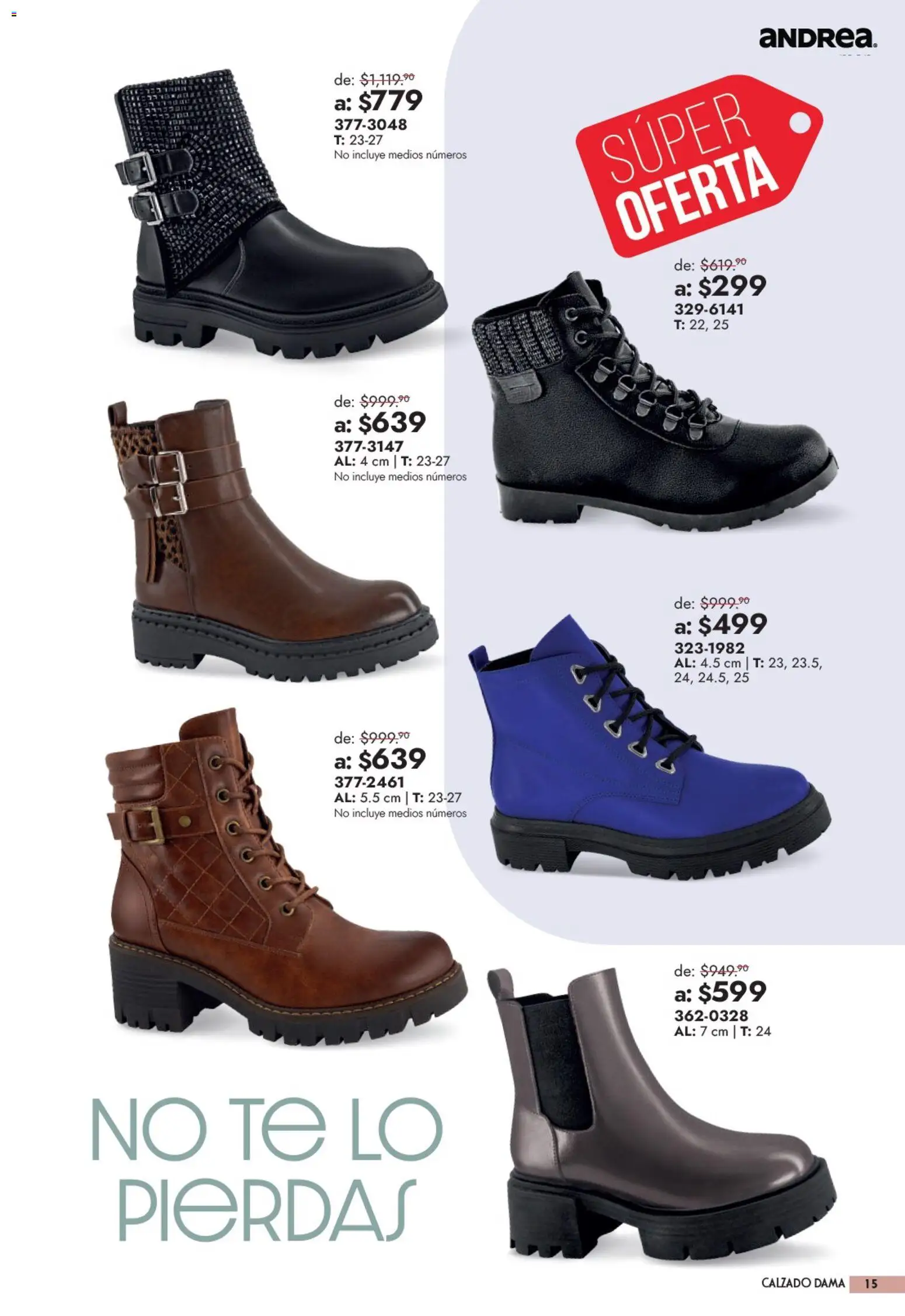 Vista previa las ofertas de la tienda Andrea - Andrea catálogo Outlet desde el 13/09/2026 