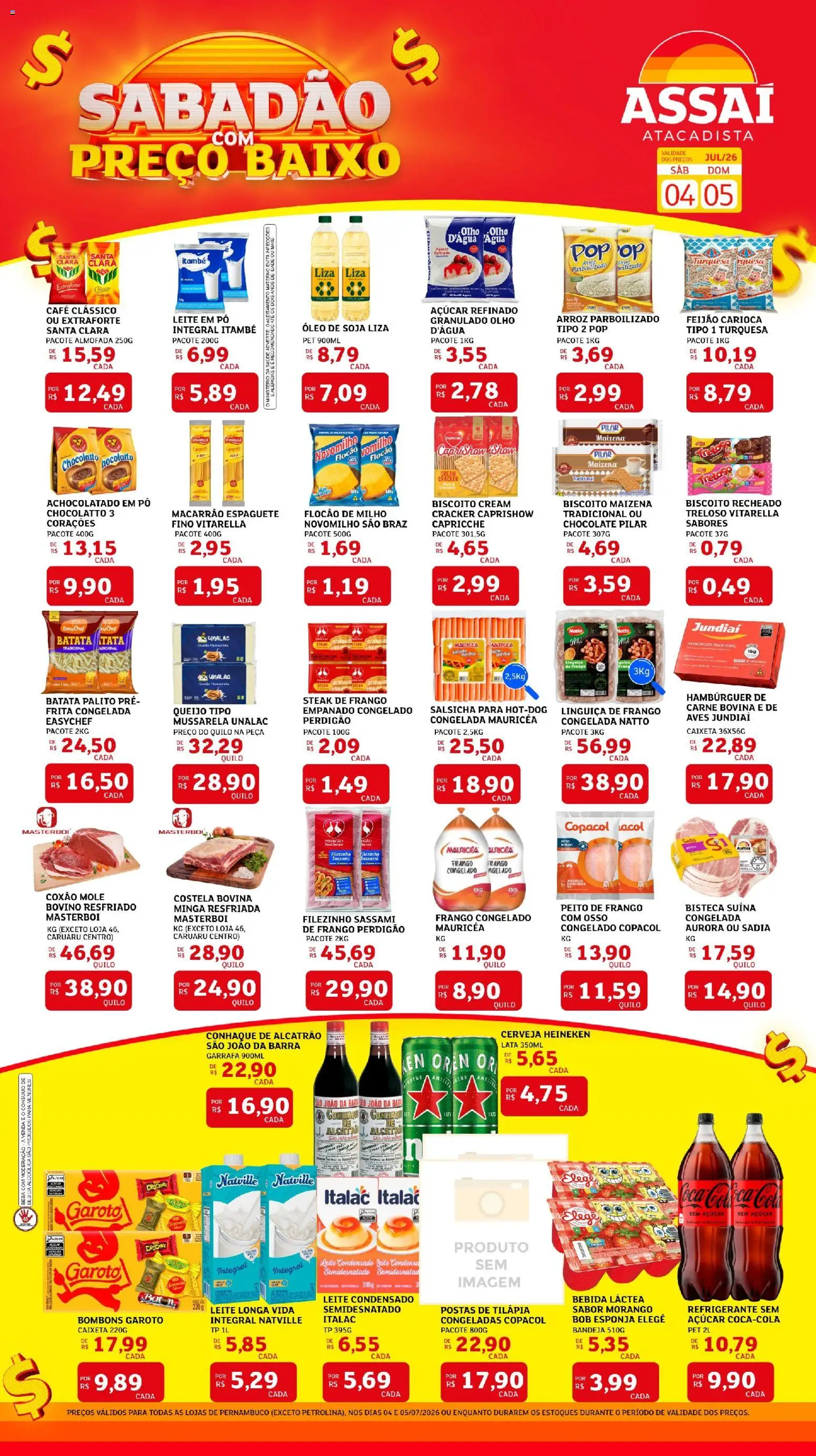 Pré-Visualização do folheto "Assaí Atacadista ofertas - PE" da loja Assaí Atacadista válido a partir de 01/08/2026
