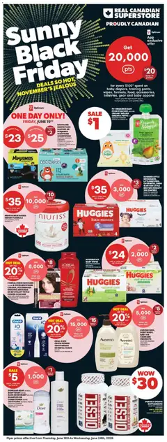 Preview of leaflet Real Canadian Superstore flyer / circulaire from shop Real Canadian Superstore is valid from Jun 18, 2026