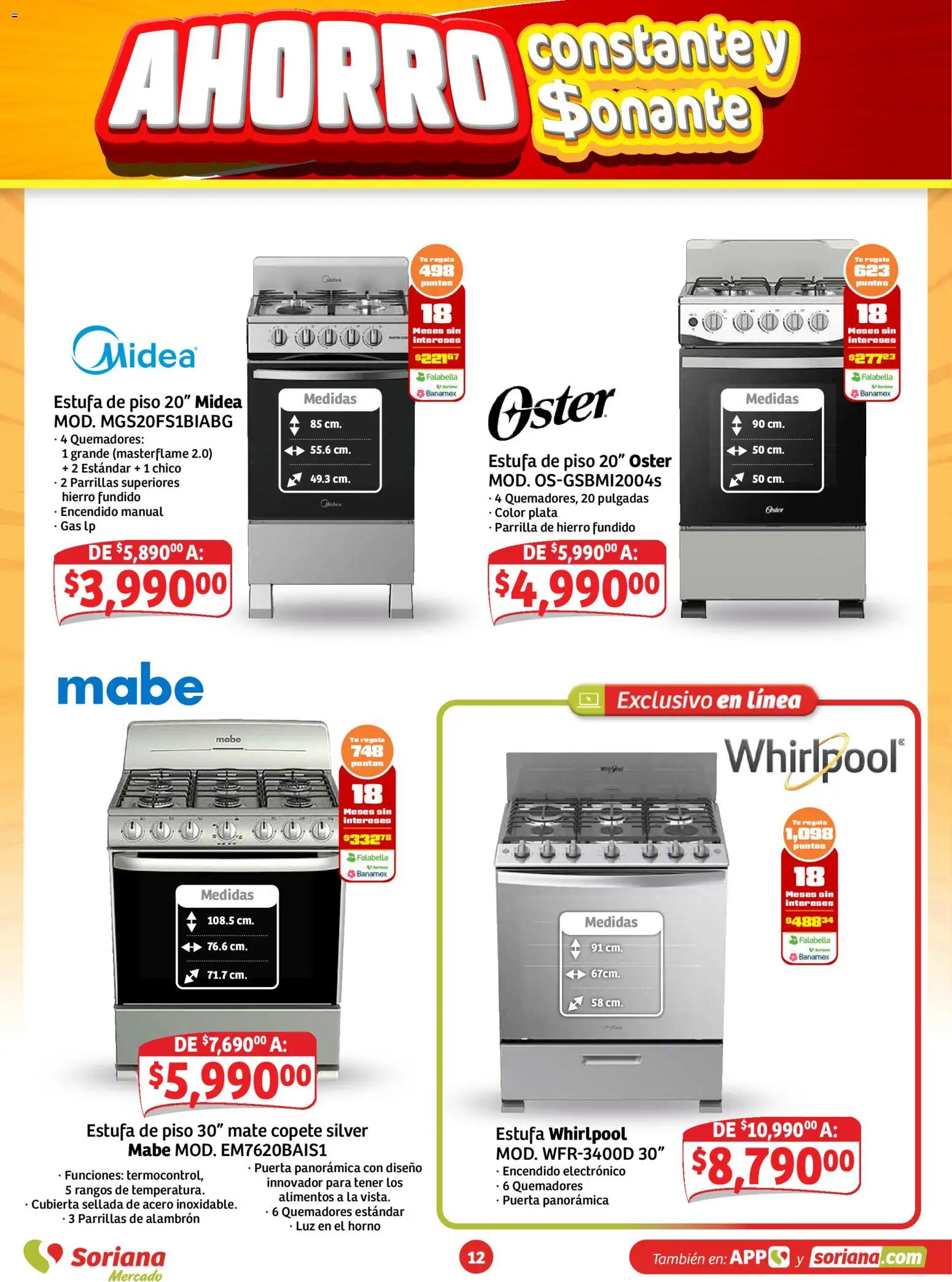 Vista previa las ofertas de la tienda Soriana - Soriana folleto Ahorro constante y sonante desde el 23/10/2026 