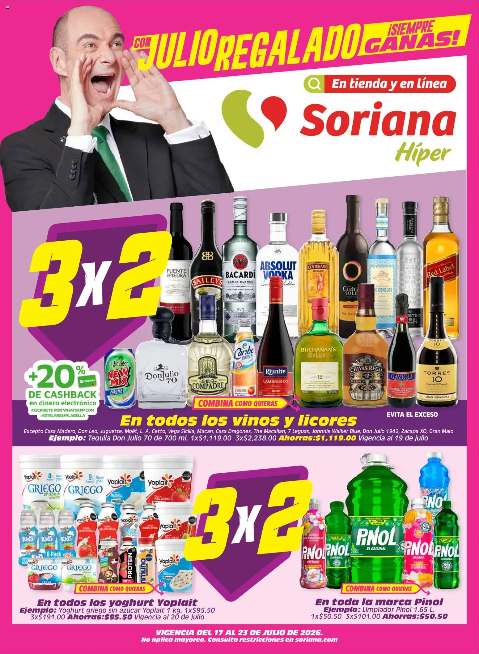 Vista previa las ofertas de la tienda Soriana - Soriana folleto desde el 17/07/2026 
