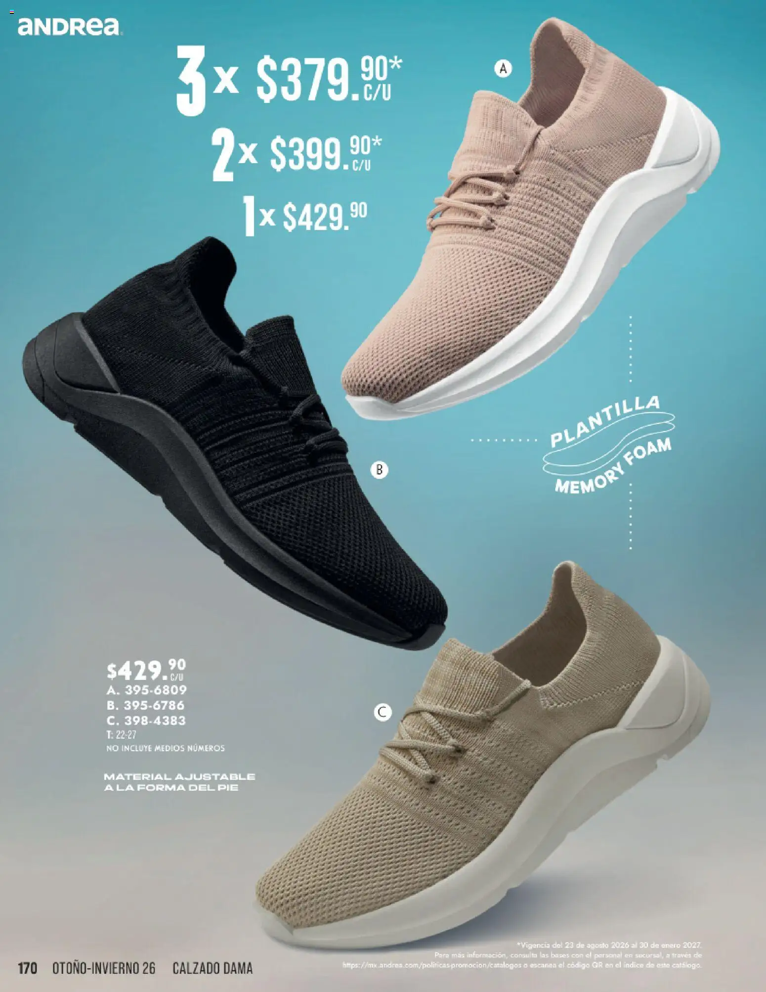 Vista previa las ofertas de la tienda Andrea - Andrea catálogo Otoño Invierno desde el 23/08/2026 
