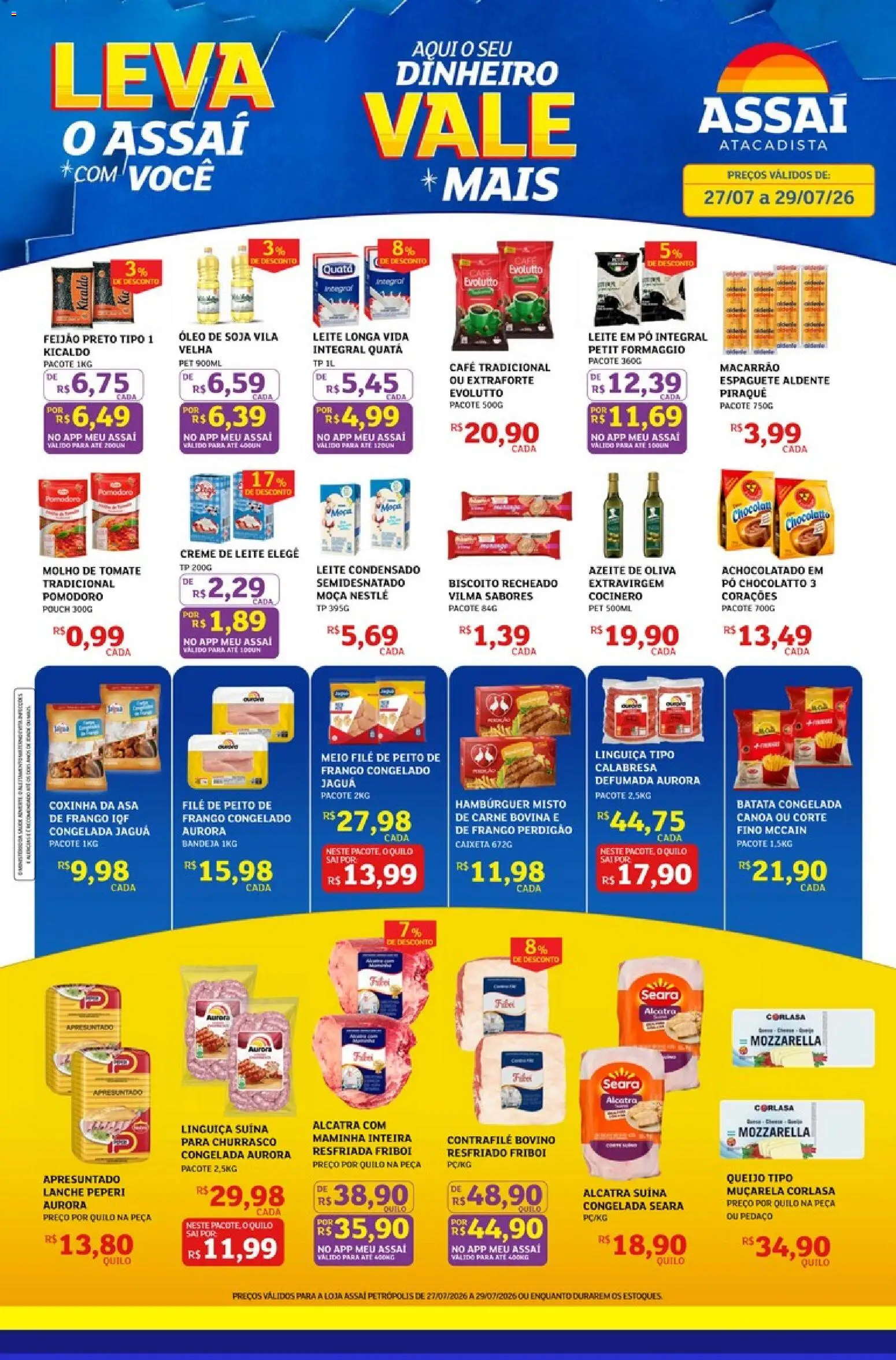 Pré-Visualização do folheto "Assaí Atacadista ofertas - RJ" da loja Assaí Atacadista válido a partir de 27/07/2026