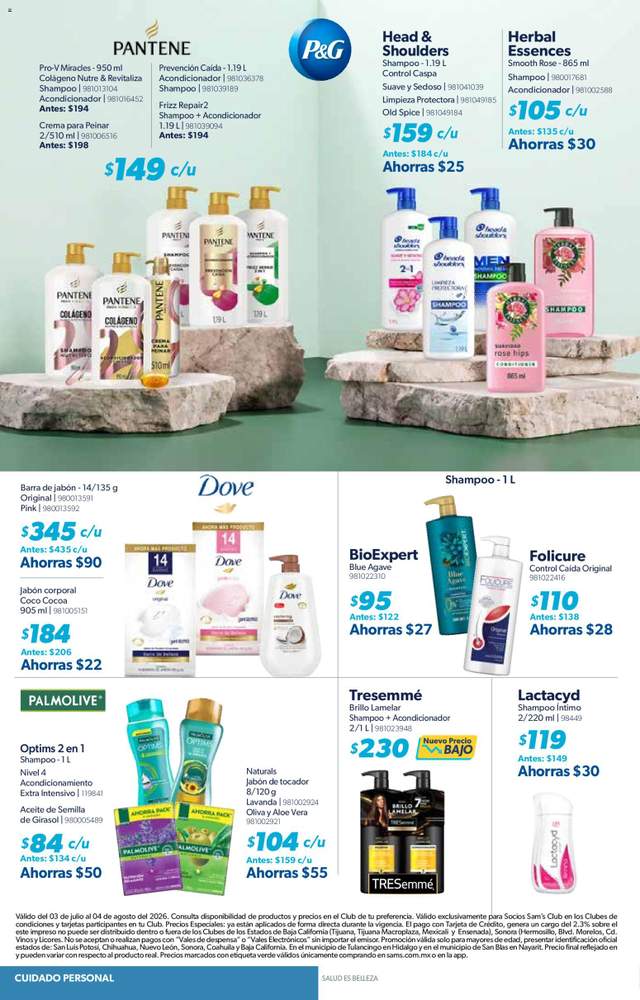 Nuevo catálogo de Sam's Club a partir del 03/07