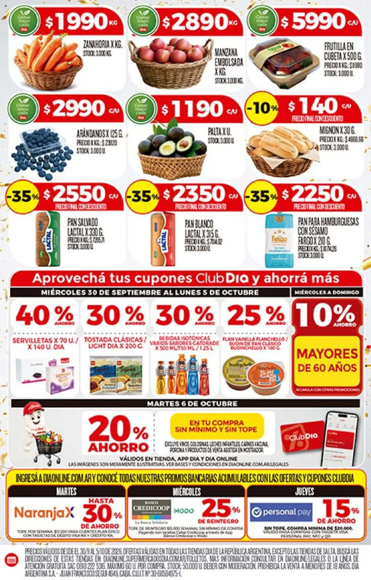 Vista previa del folleto de la tienda Dia válido desde el 30/09/2026 