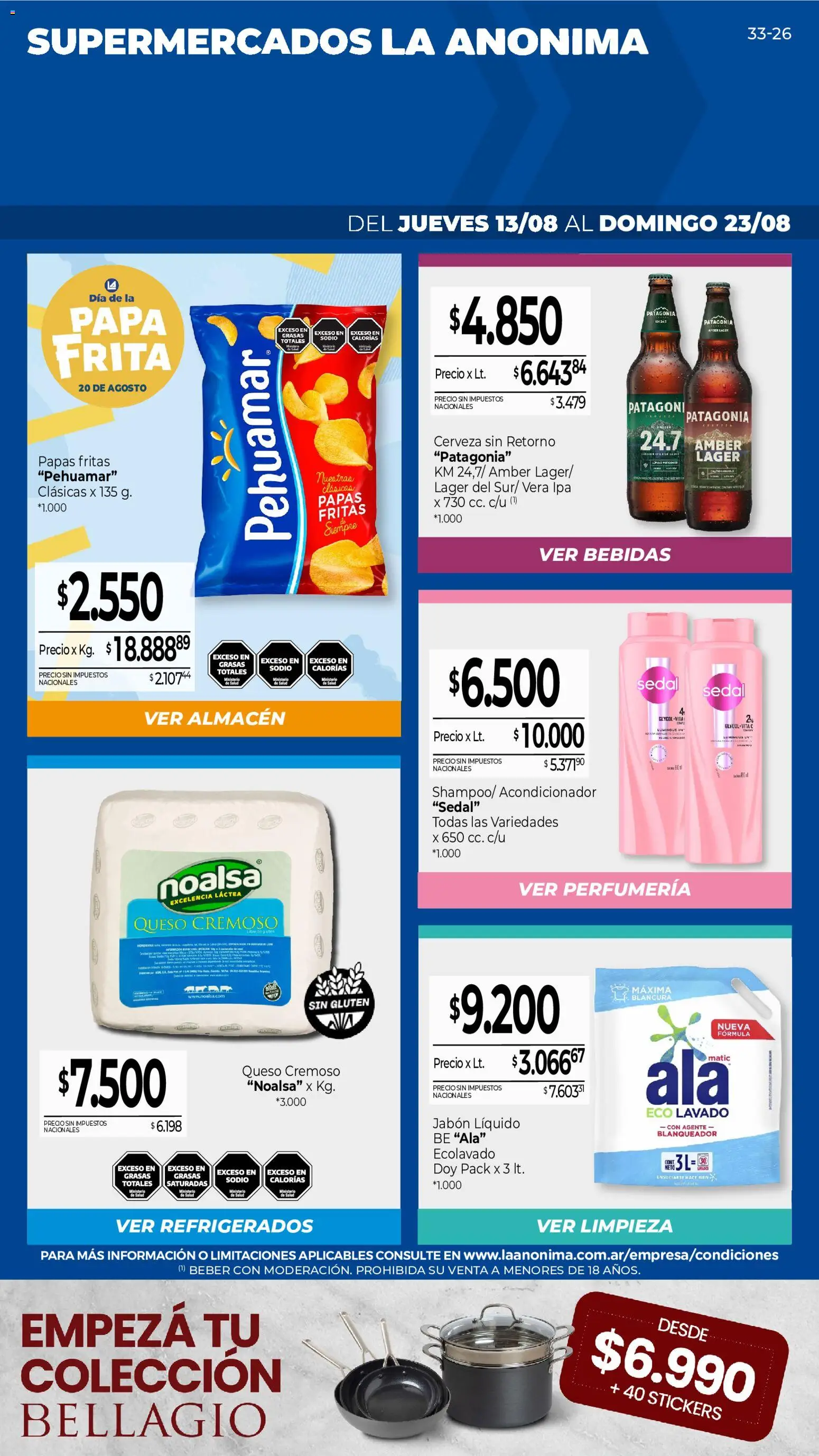 Vista previa del folleto de la tienda La Anonima válido desde el 13/08/2026 
