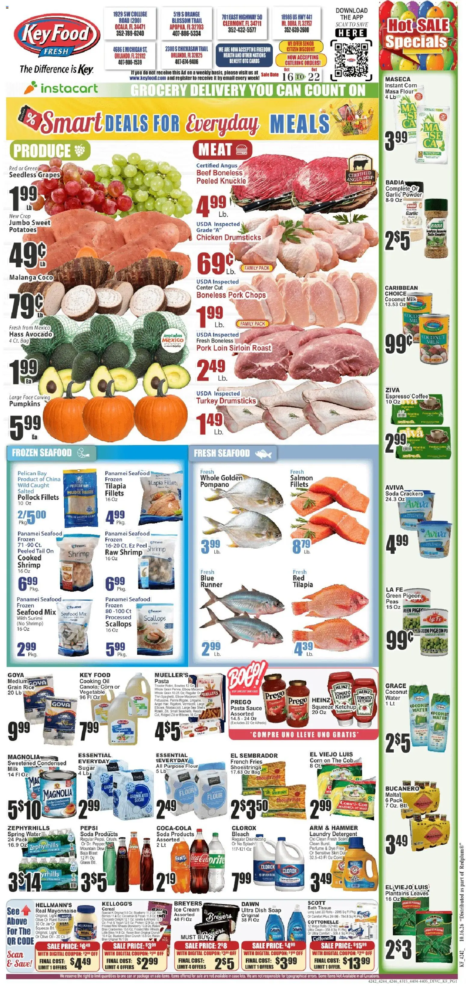 Ad Preview of Key Food Key Food Weekly Ad from 10/16/2026