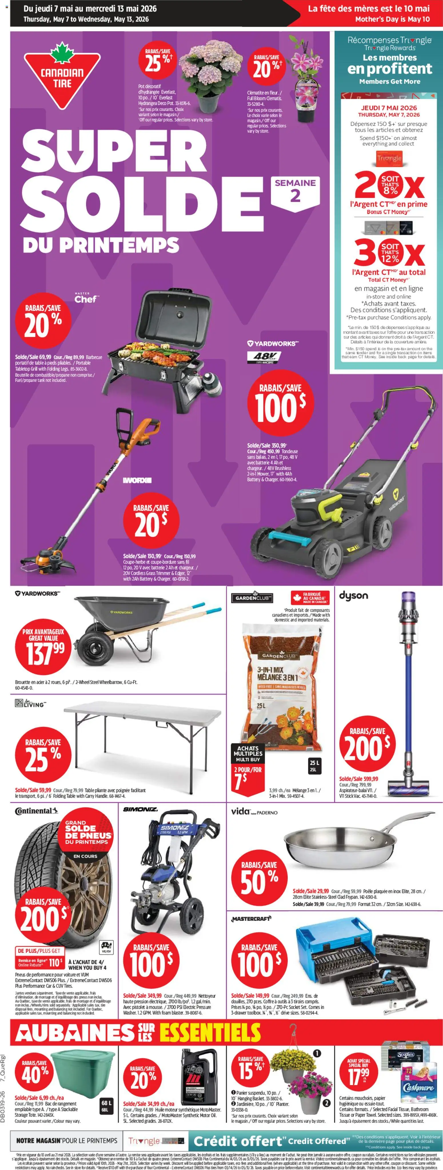 Preview of leaflet Canadian Tire circulaire from shop Canadian Tire is valid from May 07, 2026