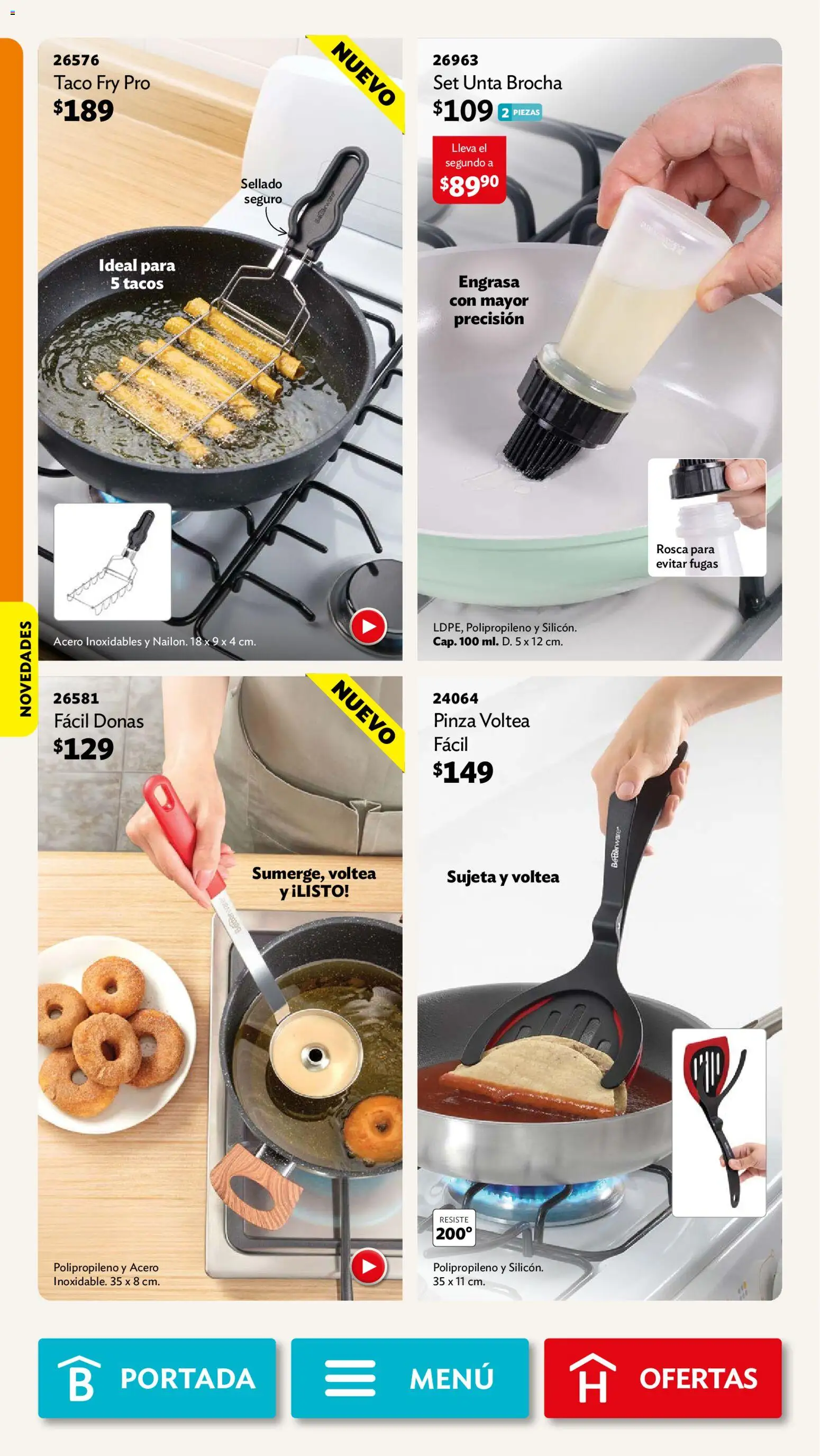 Vista previa las ofertas de la tienda Betterware - Betterware campaña 10 2026 desde el 28/09/2026 - Taco, Pinza