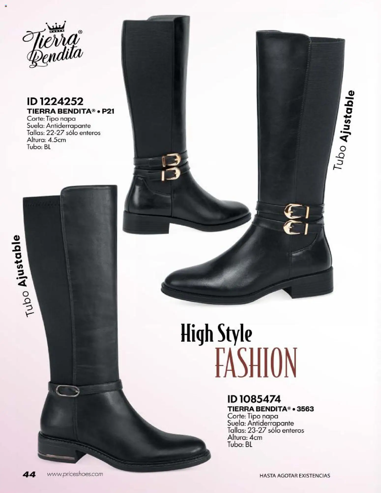 Vista previa las ofertas de la tienda Price Shoes - Price Shoes catálogo Botas Largas desde el 20/10/2026 