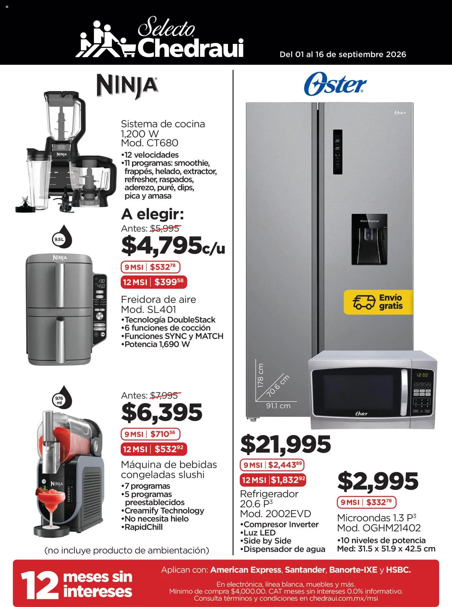 Vista previa las ofertas de la tienda Chedraui - Chedraui Selecto desde el 01/09/2026 